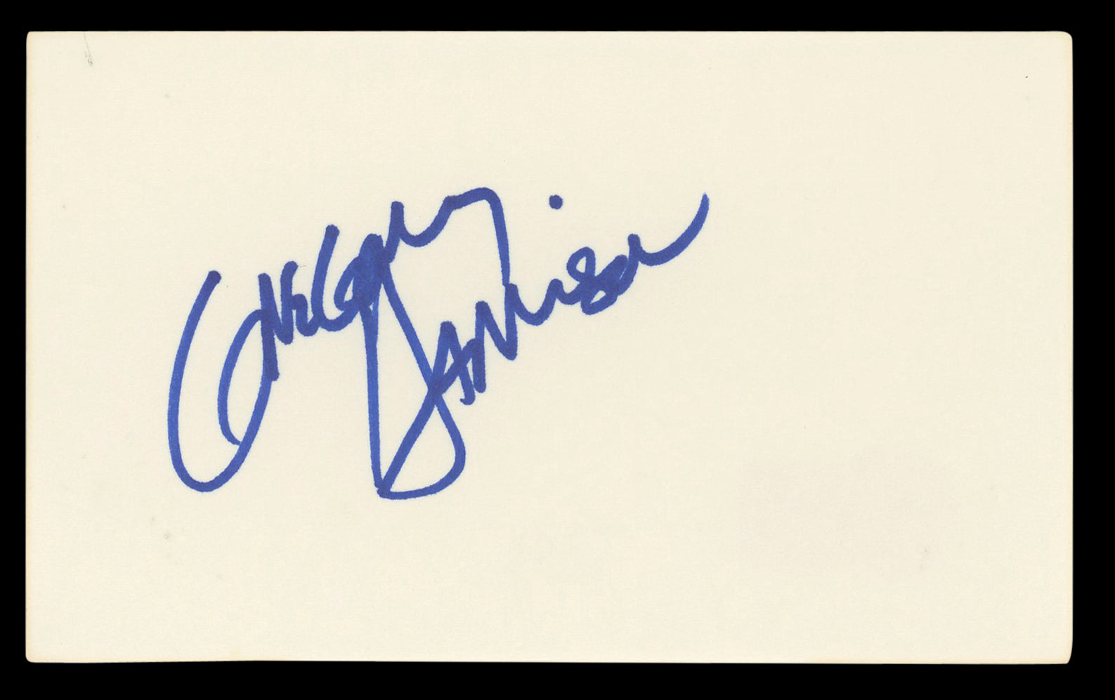 Gregory Harrison Trapper John, M.D. Authentic Signed 3x5 Index Card BAS #BL96863