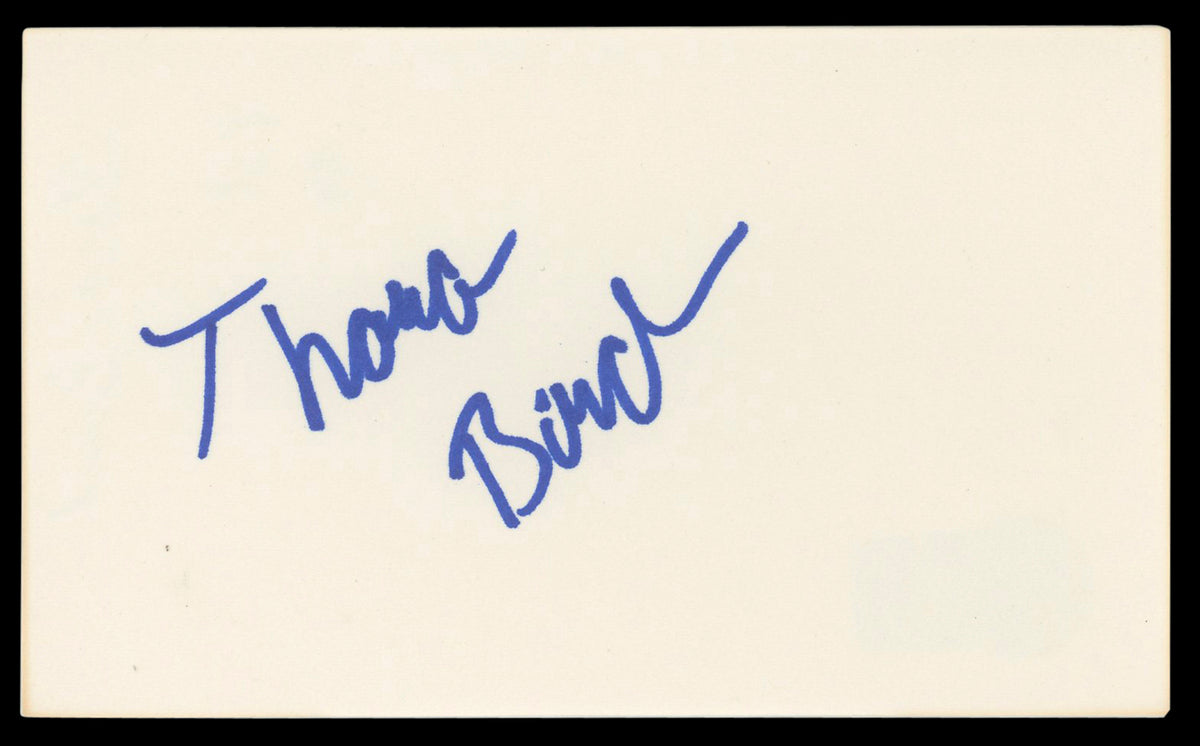 Thora Birch Hocus Pocus Authentic Signed 3x5 Index Card BAS #BM56933