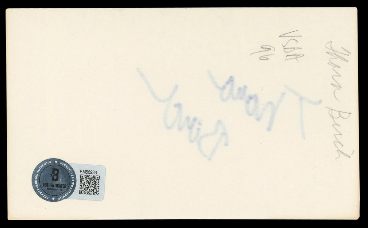 Thora Birch Hocus Pocus Authentic Signed 3x5 Index Card BAS #BM56933