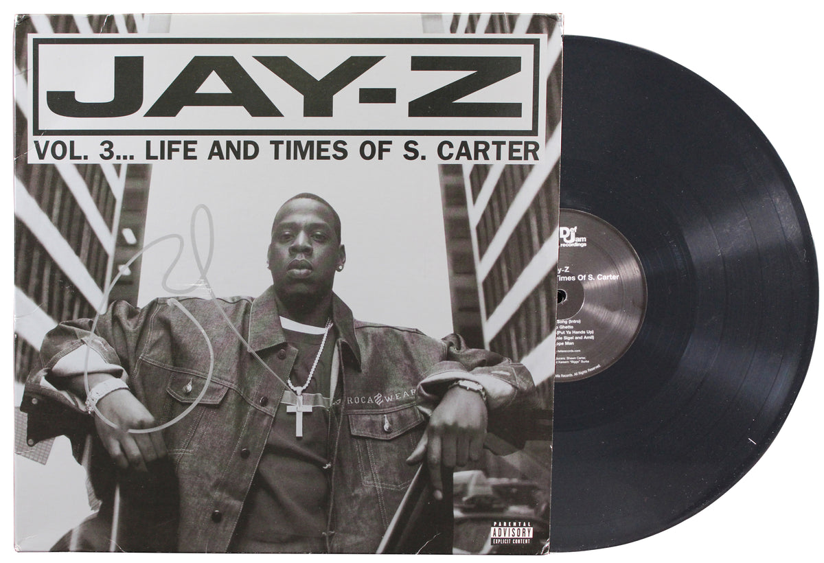 Jay-Z Signed Vol. 3... Life and Times of S. Carter Album W/ Vinyl BAS #AB87370