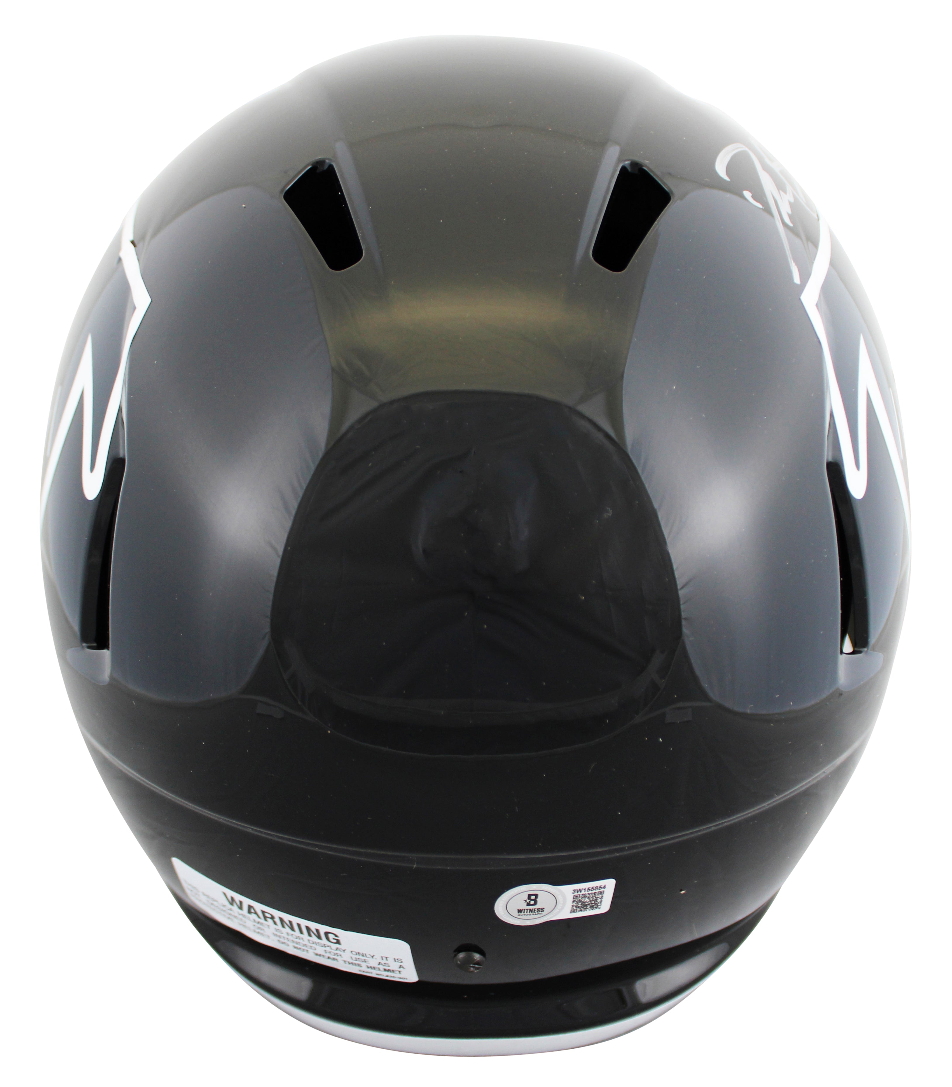 Falcons Deion Sanders Signed 1990-02 TB Full Size Speed Rep Helmet W/ Case BAS W