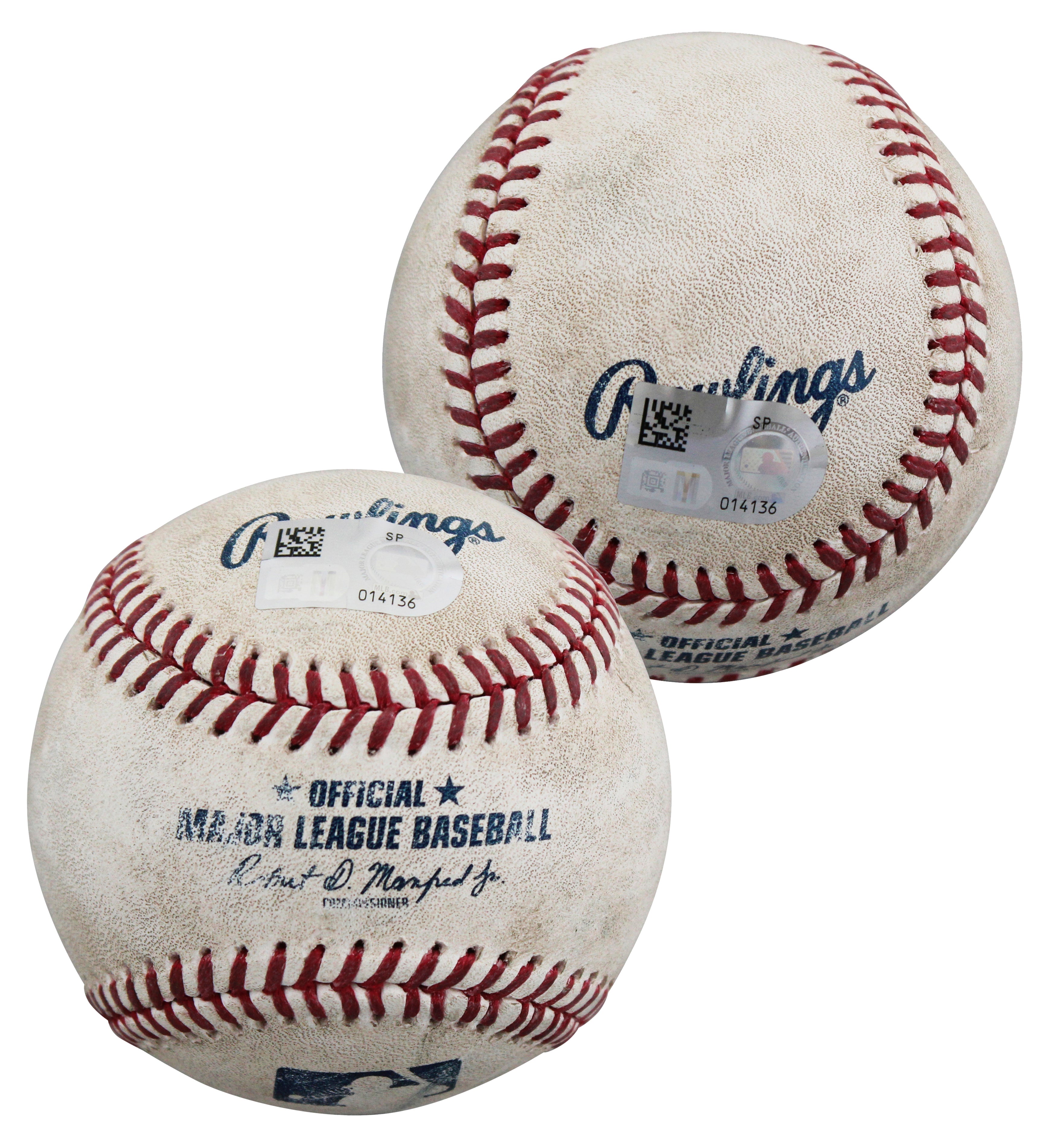 Dodgers Yoshinobu Yamamoto Game Used Manfred Baseball White Sox vs. Dodgers MLB