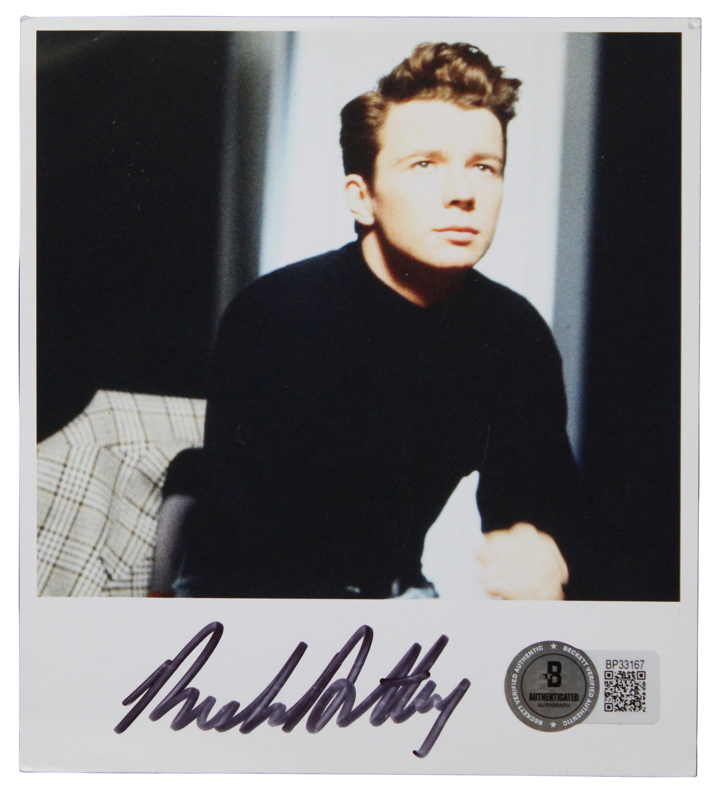 Rick Astley Signed Whenever You Need Somebody CD Insert w/ Disk BAS #BP33167