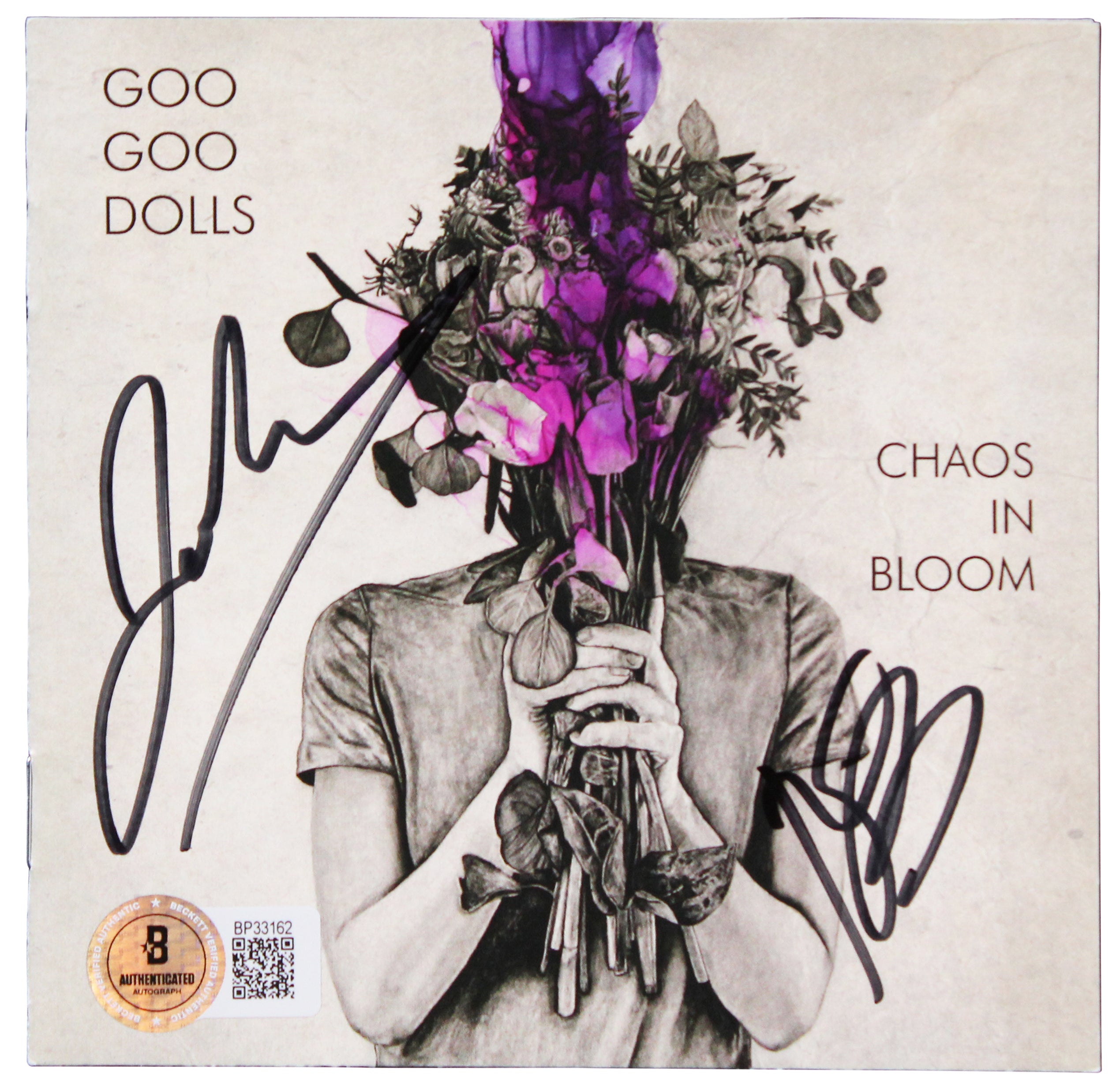 John Rzeznik & Robby Takac Goo Goo Dolls Signed CD Insert w/ Disk BAS #BP33162