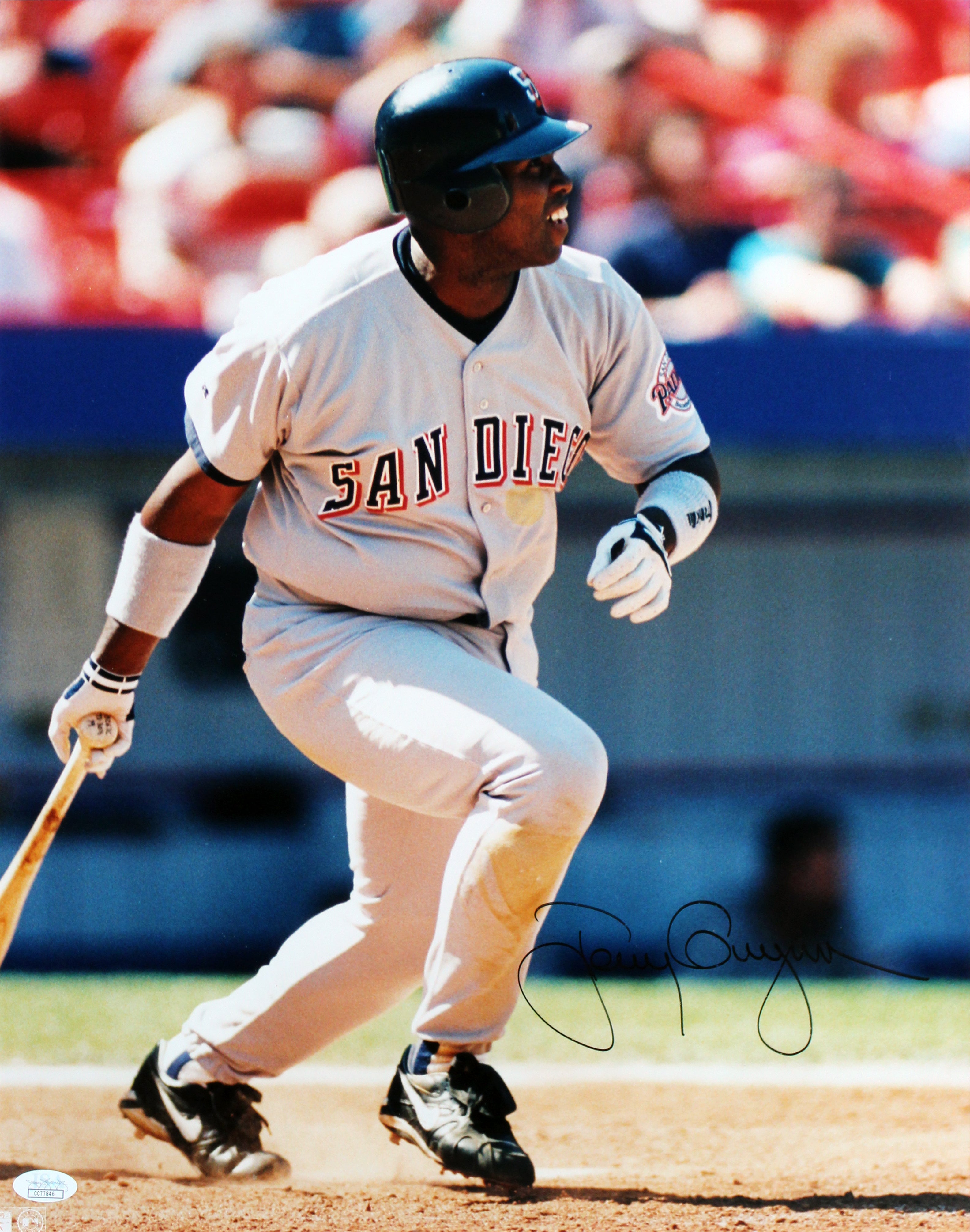 Padres Tony Gwynn Authentic Signed 16x20 Framed Vertical Photo JSA #CC77846