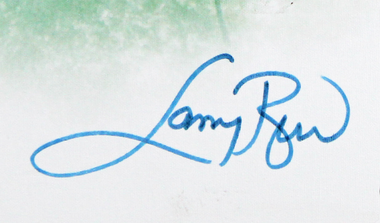 Celtics Larry Bird Authentic Signed & Framed 16x20 Canvas JSA #VV73678