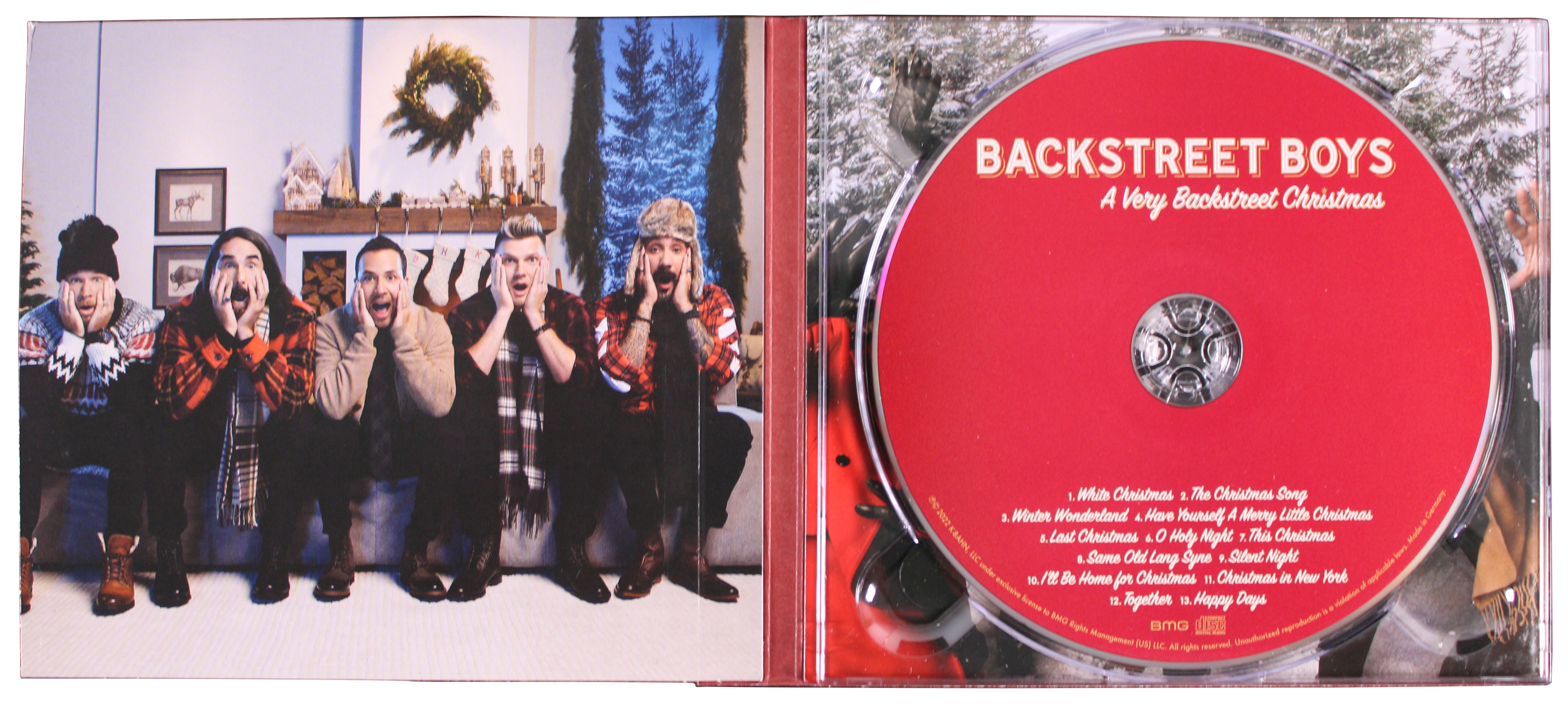 Backstreet Boys (5) Carter, Littrell, McLean +2 CD Insert w/ Disk BAS #AE13374