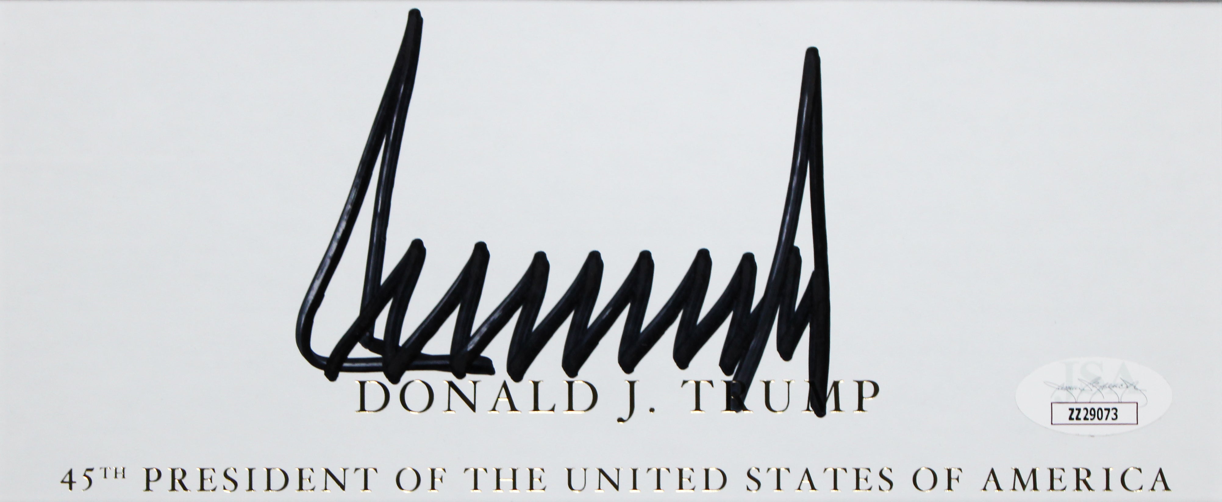 Donald J. Trump & Charlie Kirk Authentic Signed Framed Display BAS & JSA