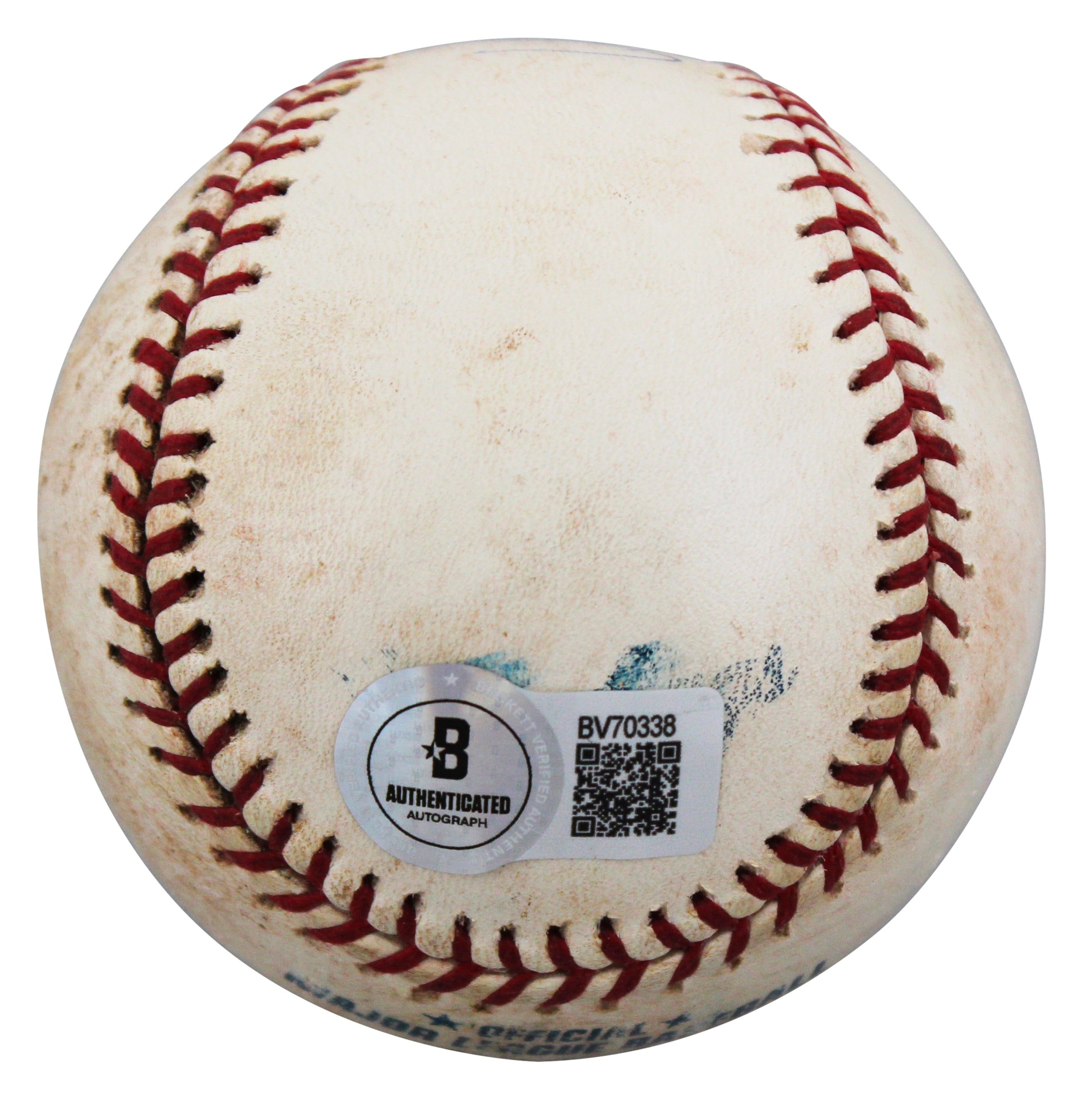 Rockies Vinny Castilla Authentic Signed Game Used Selig Baseball BAS #BV70338