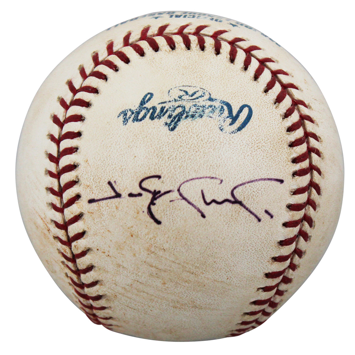 Cardinals Jim Edmonds Authentic Signed Game Used Selig OML Baseball BAS #BV70335