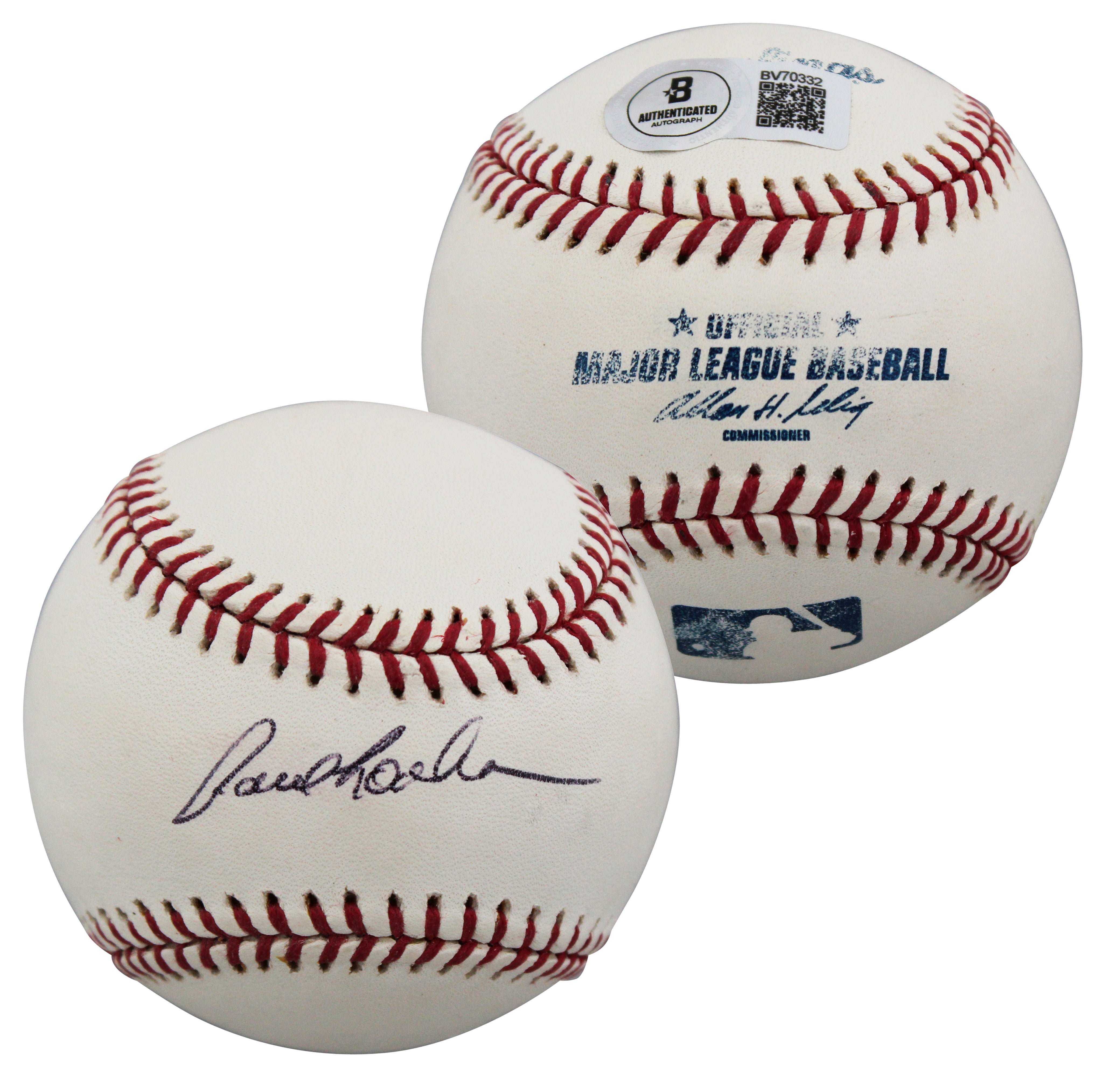 Dodgers Paul Lo Duca Authentic Signed Allen Selig OML Baseball BAS #BV70332