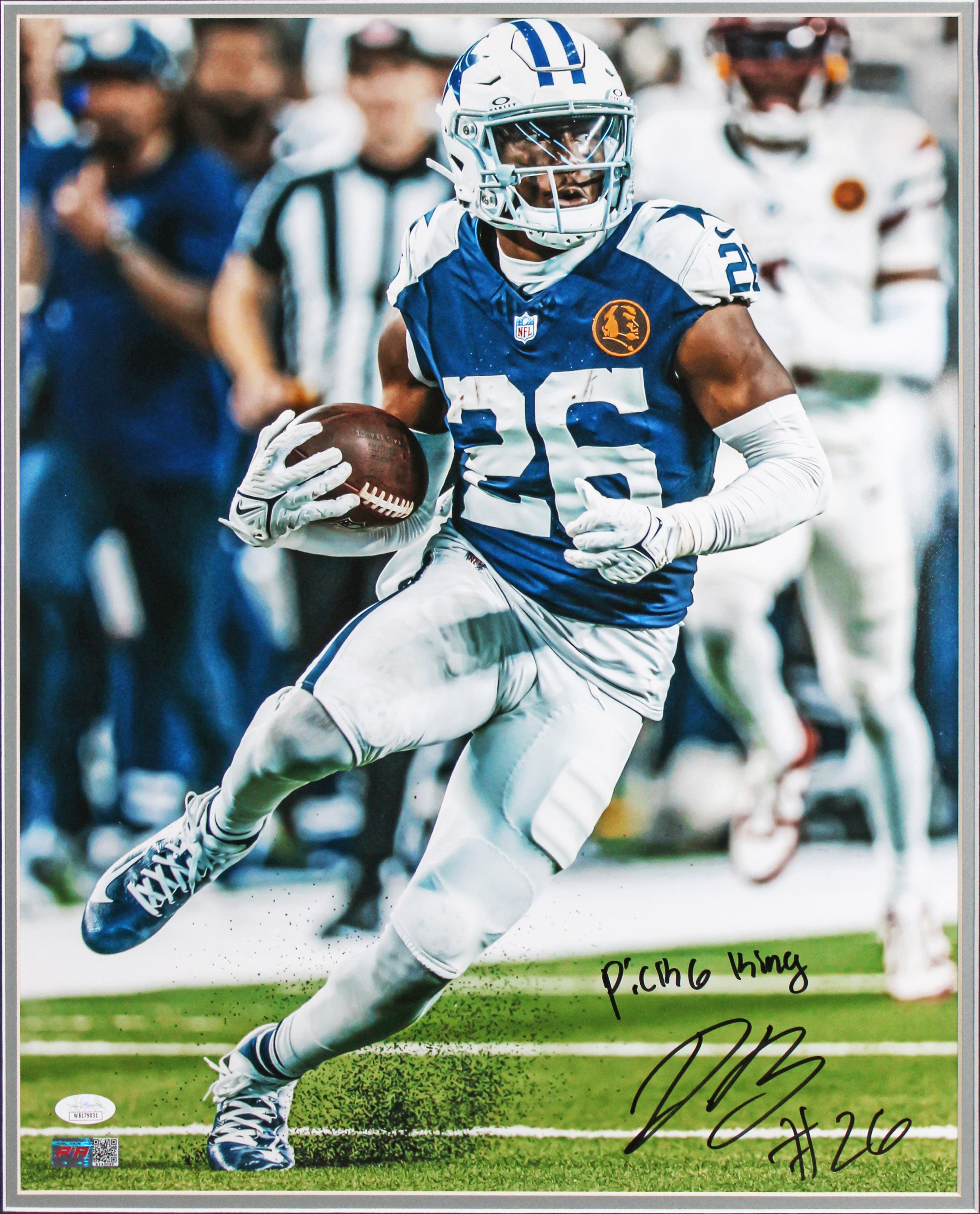 Cowboys Daron Bland "Pick 6 King" Signed 16x20 Framed Photo JSA #WB179031