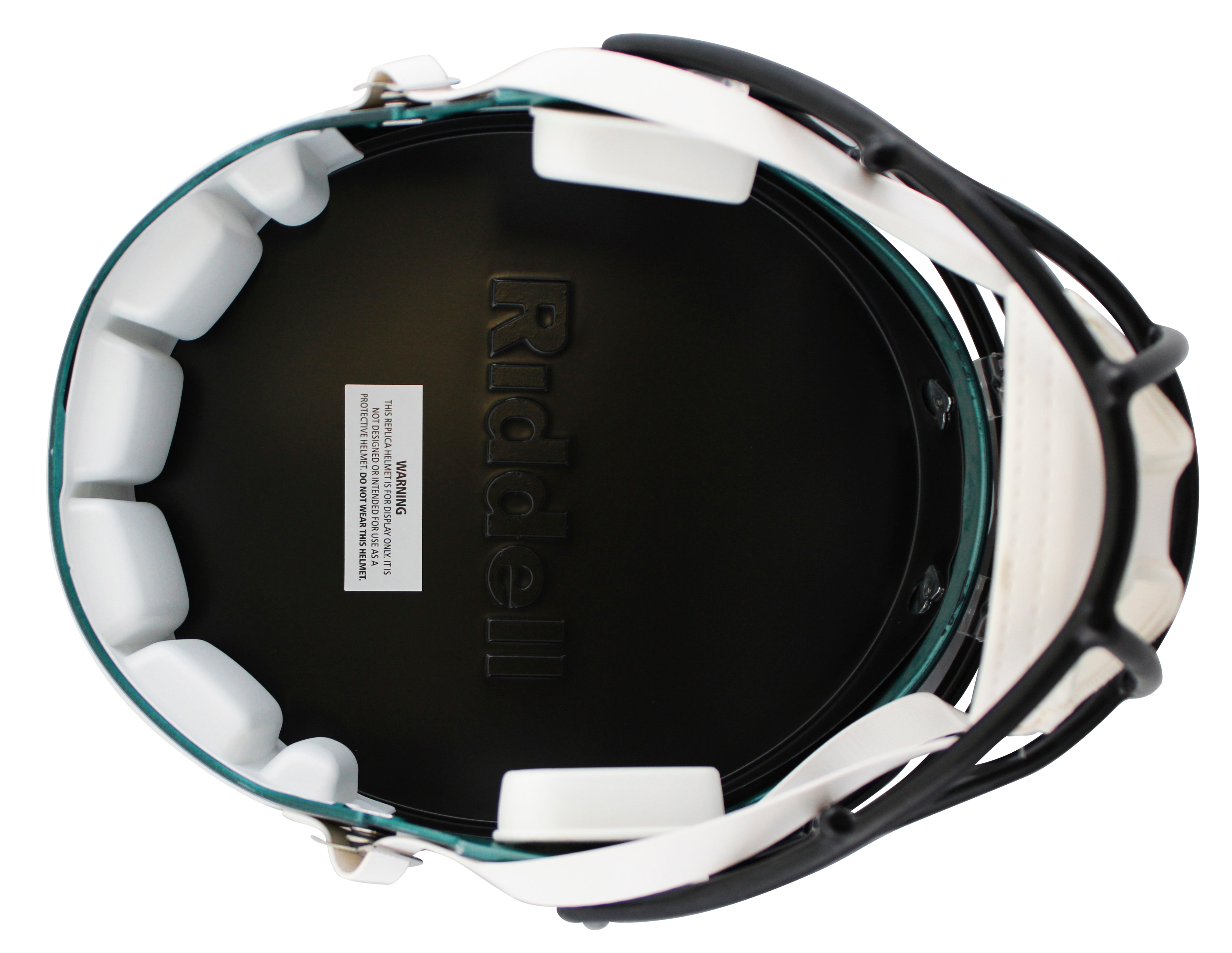 Eagles Jordan Davis Signed Full Size Speed Rep Helmet W/ Silver Sig JSA Witness