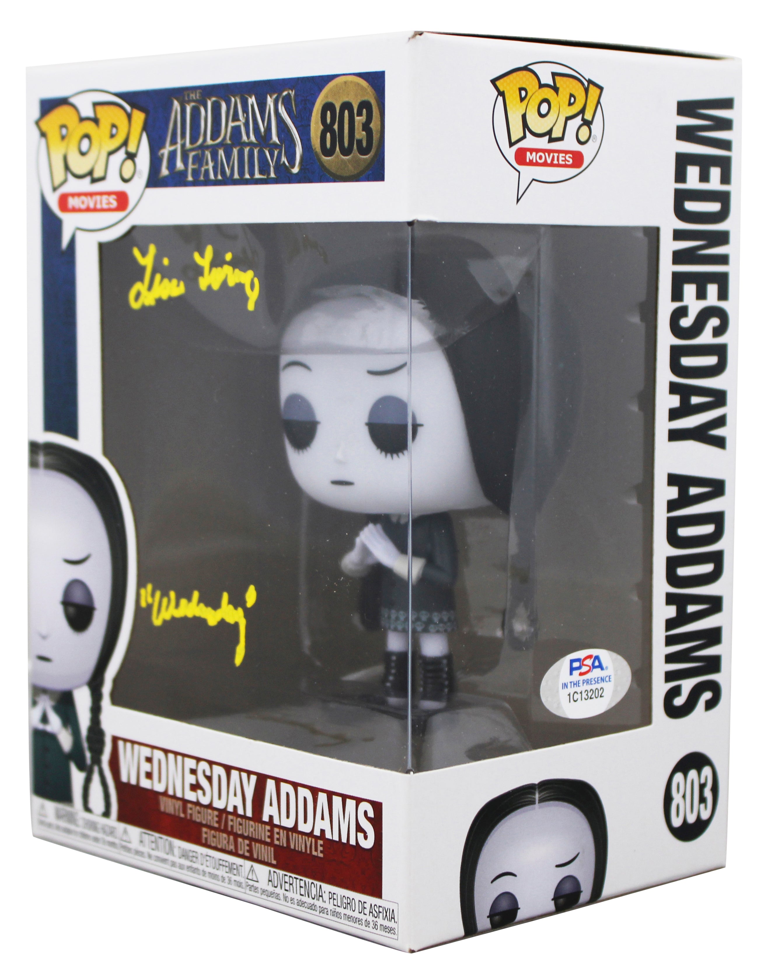 Lisa Loring The Addams Family "Wednesday" Signed #803 Funko Pop Figure PSA/DNA
