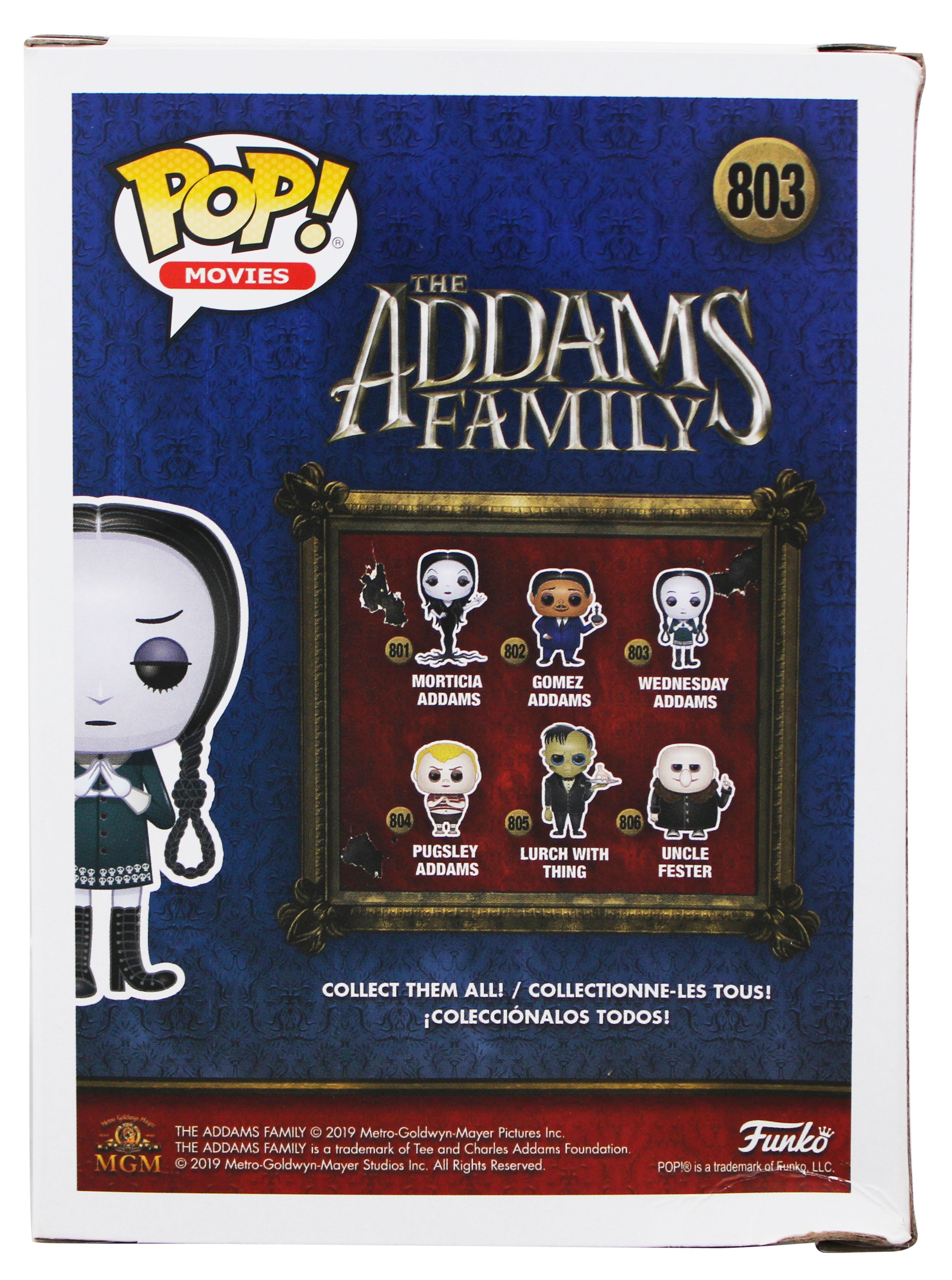 Lisa Loring The Addams Family "Wednesday" Signed #803 Funko Pop Figure PSA/DNA
