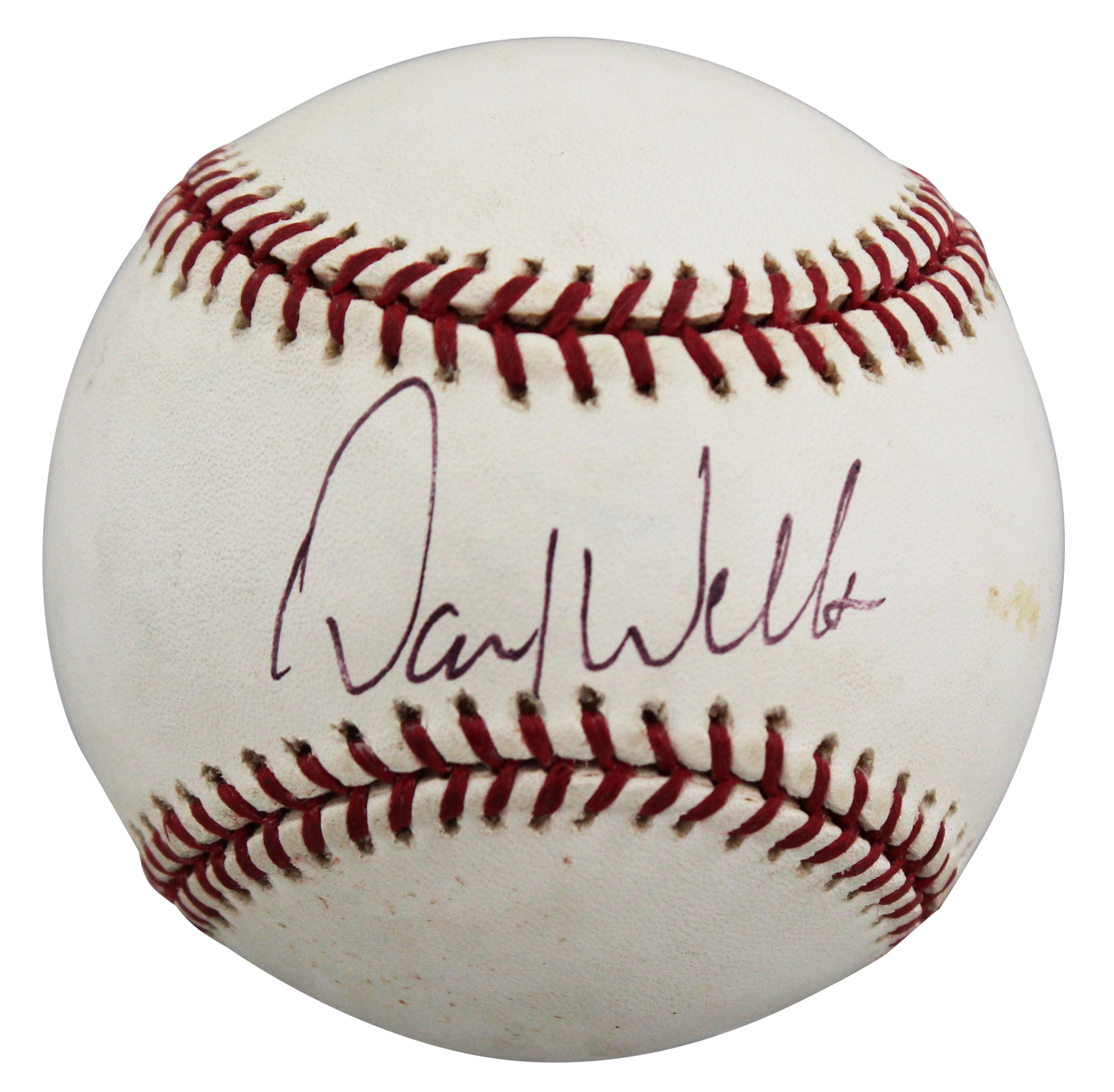 Blue Jays David Wells Authentic Signed Allen Selig OML Baseball BAS #BV70322