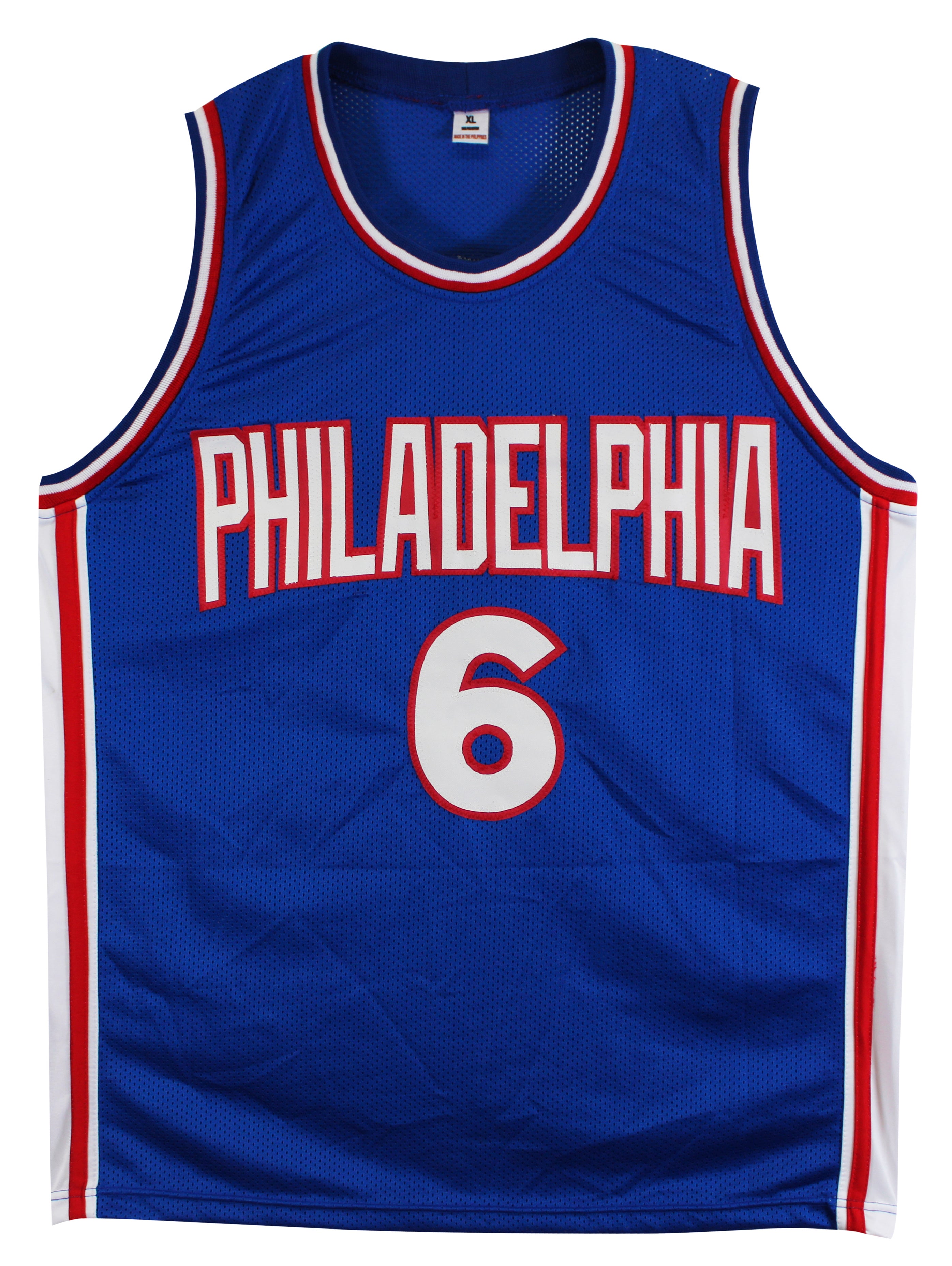 Julius "Dr. J" Erving Authentic Signed Blue Pro Style Jersey JSA Witness