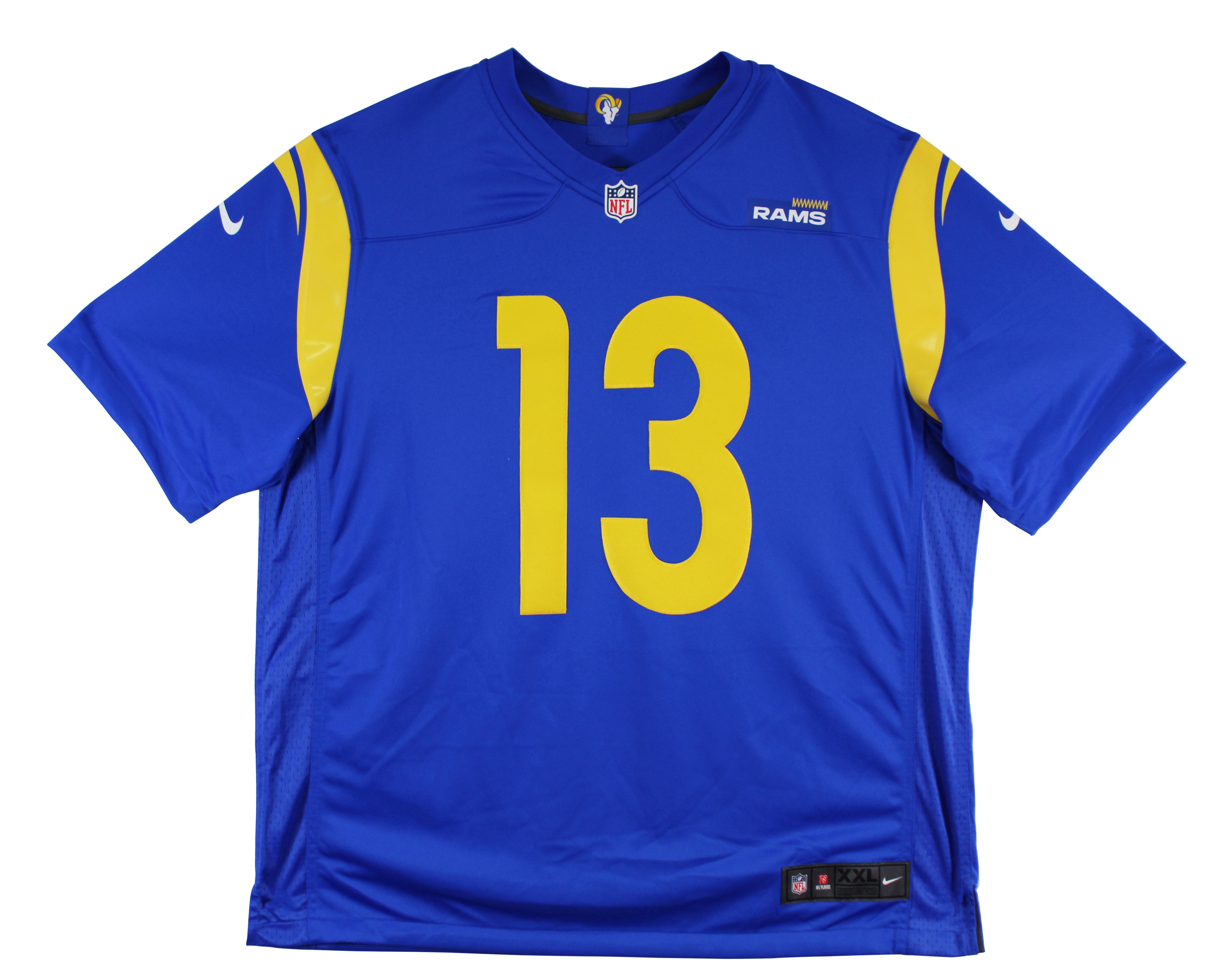 Rams Kurt Warner Authentic Signed Blue Nike Game Jersey BAS Witnessed