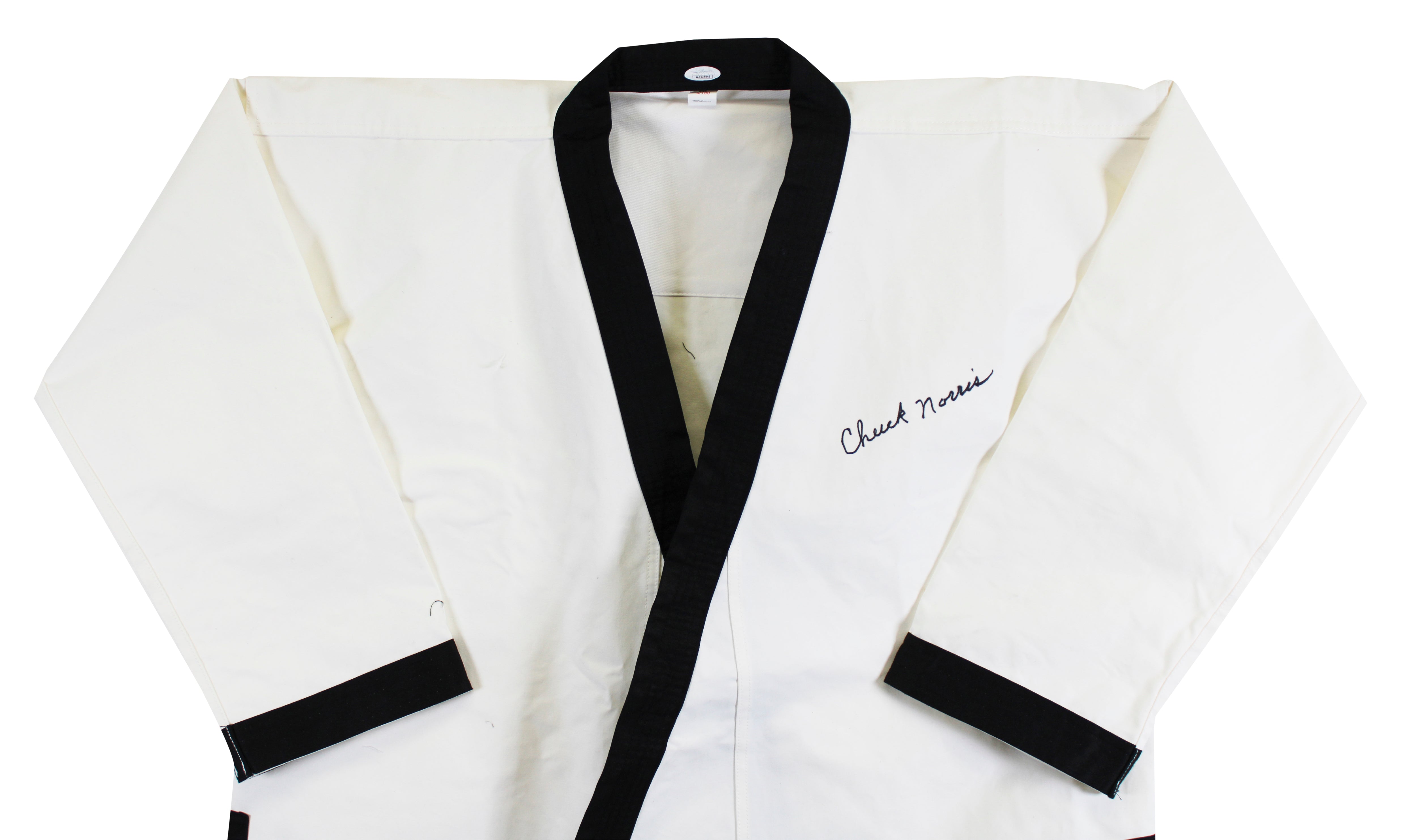 Chuck Norris The Way of the Dragon Authentic Signed White Karate Gi JSA Wit