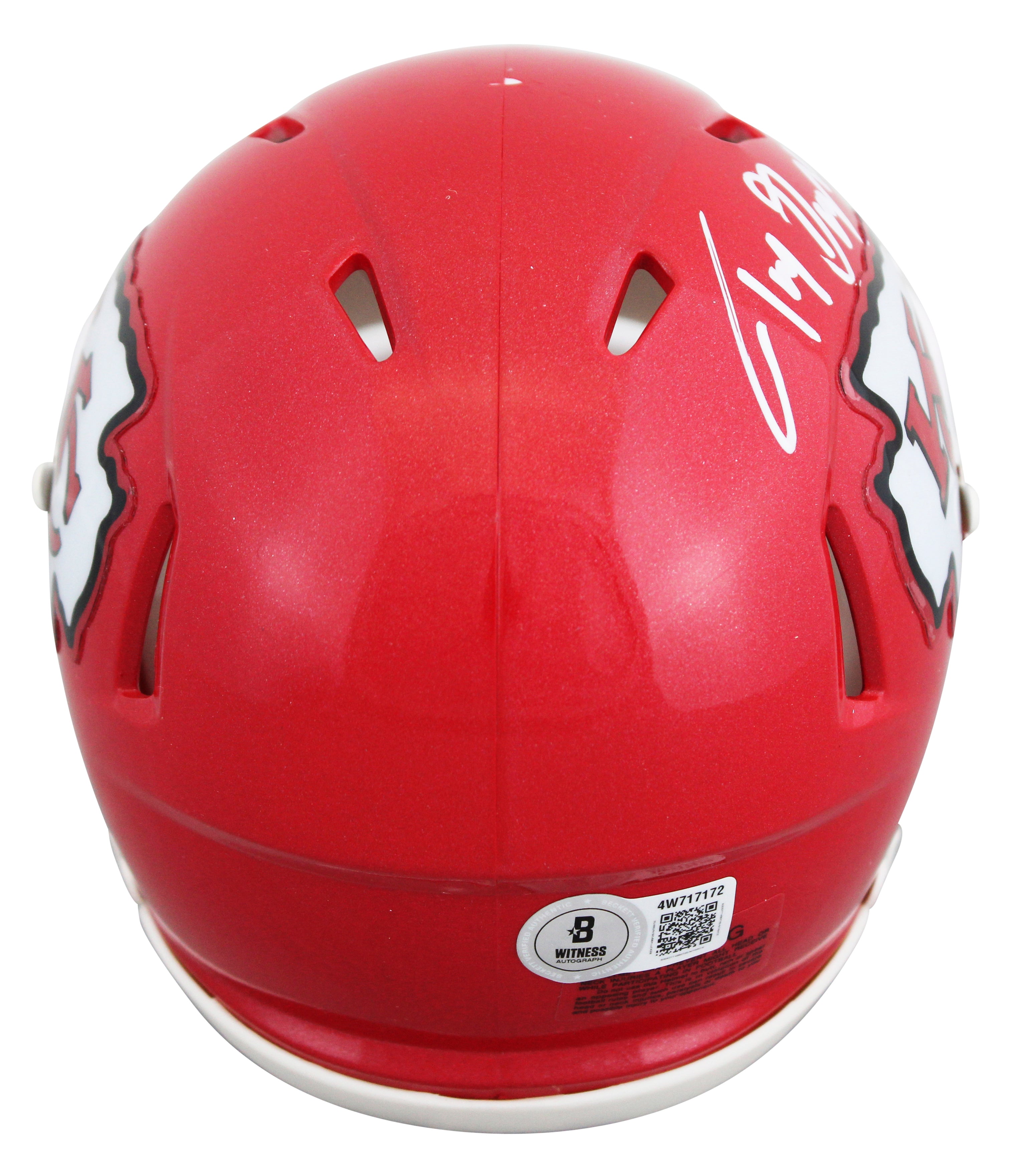 Chiefs Tony Gonzalez Authentic Signed Speed Mini Helmet BAS Witnessed #4W717172