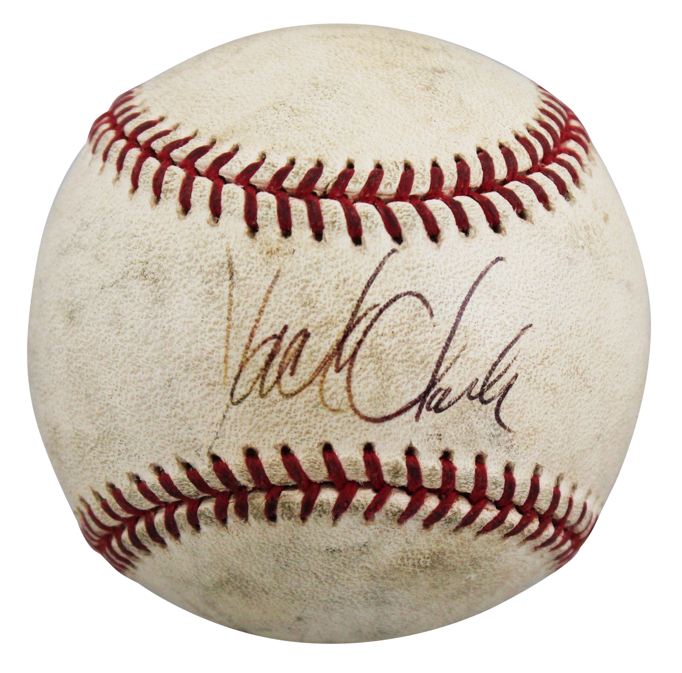 Giants Jack Clark Authentic Signed Game Used Selig OML Baseball BAS #BV70325