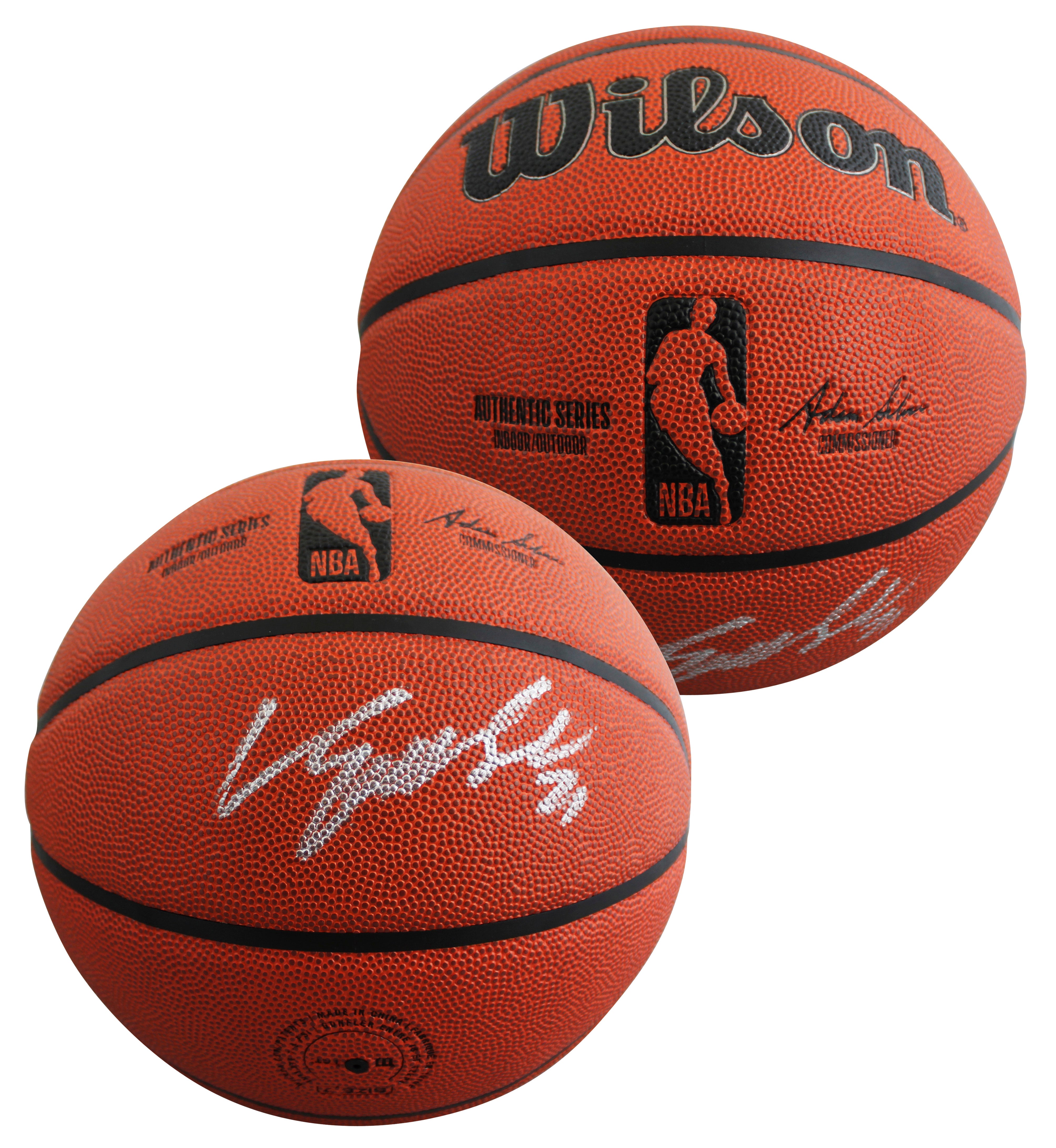 Hawks Dominique Wilkins Authentic Signed Wilson I/O Basketball JSA #CE86225