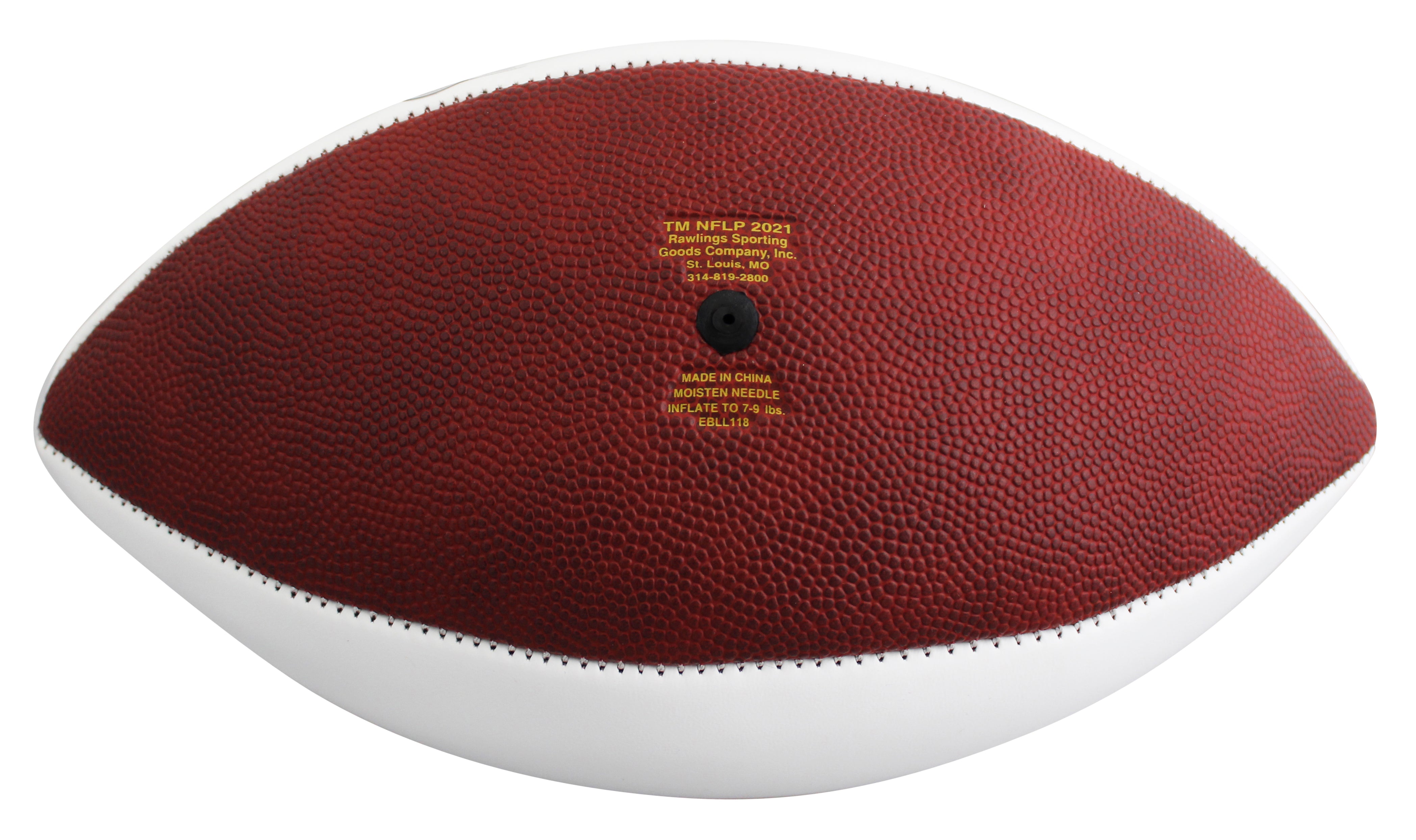 Bucs (4) Sapp, Barber, Alstott & Brooks Signed White Panel Logo Football BAS Wit