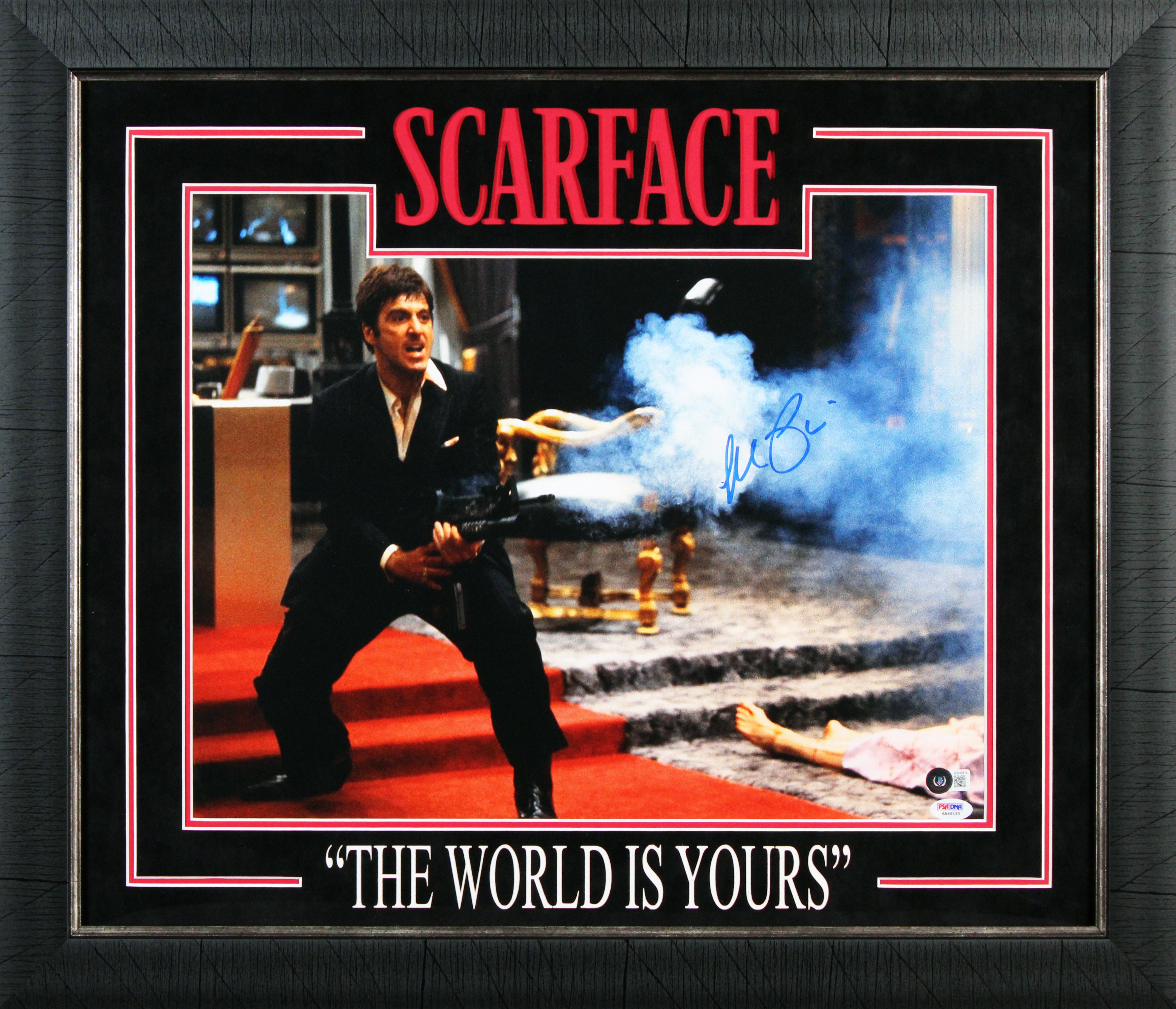 Al Pacino Scarface Authentic Signed 16x20 Framed Photo Autographed PSA/DNA Itp