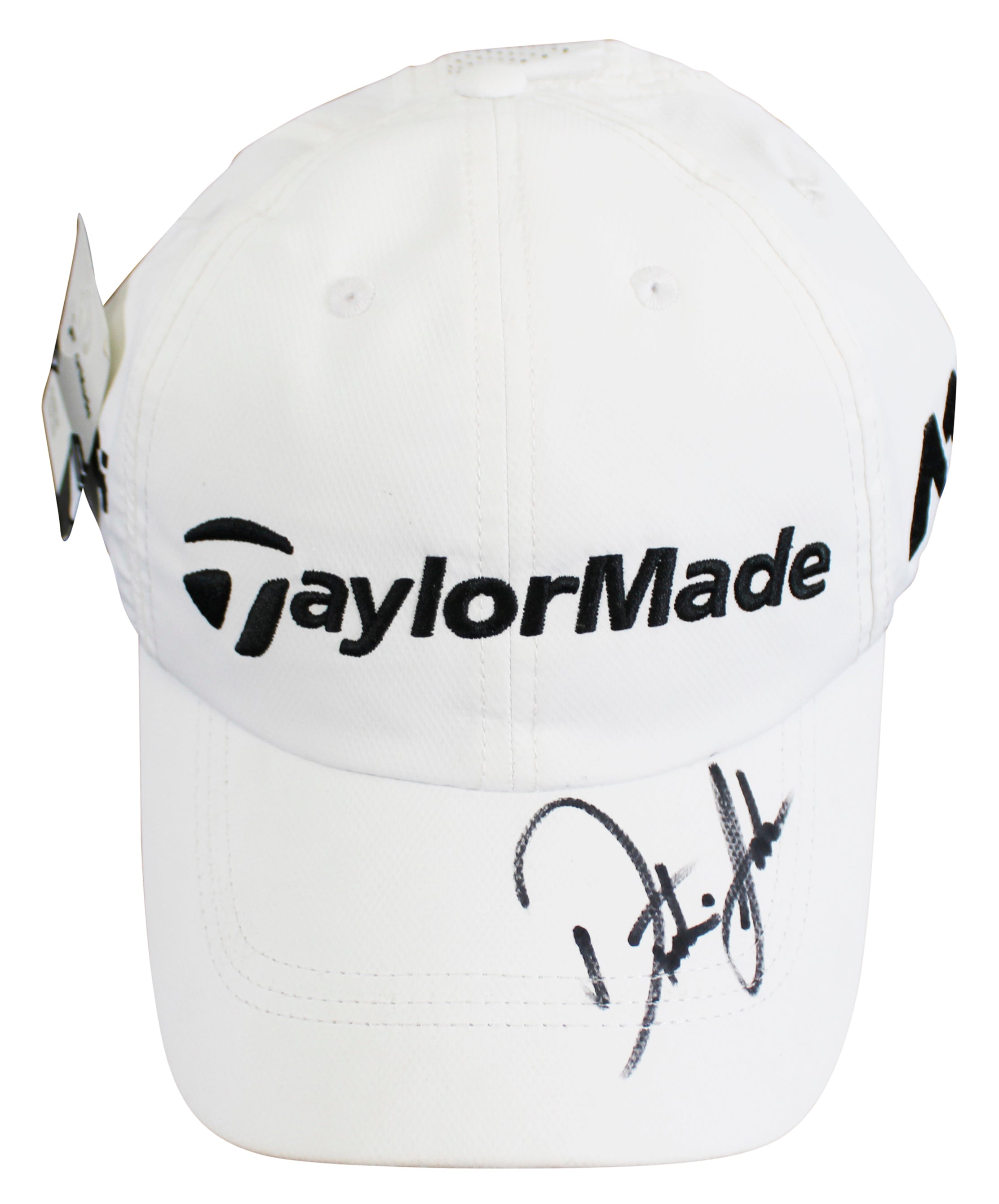Dustin Johnson Authentic Signed White TaylorMade Hat Autographed BAS #B43622