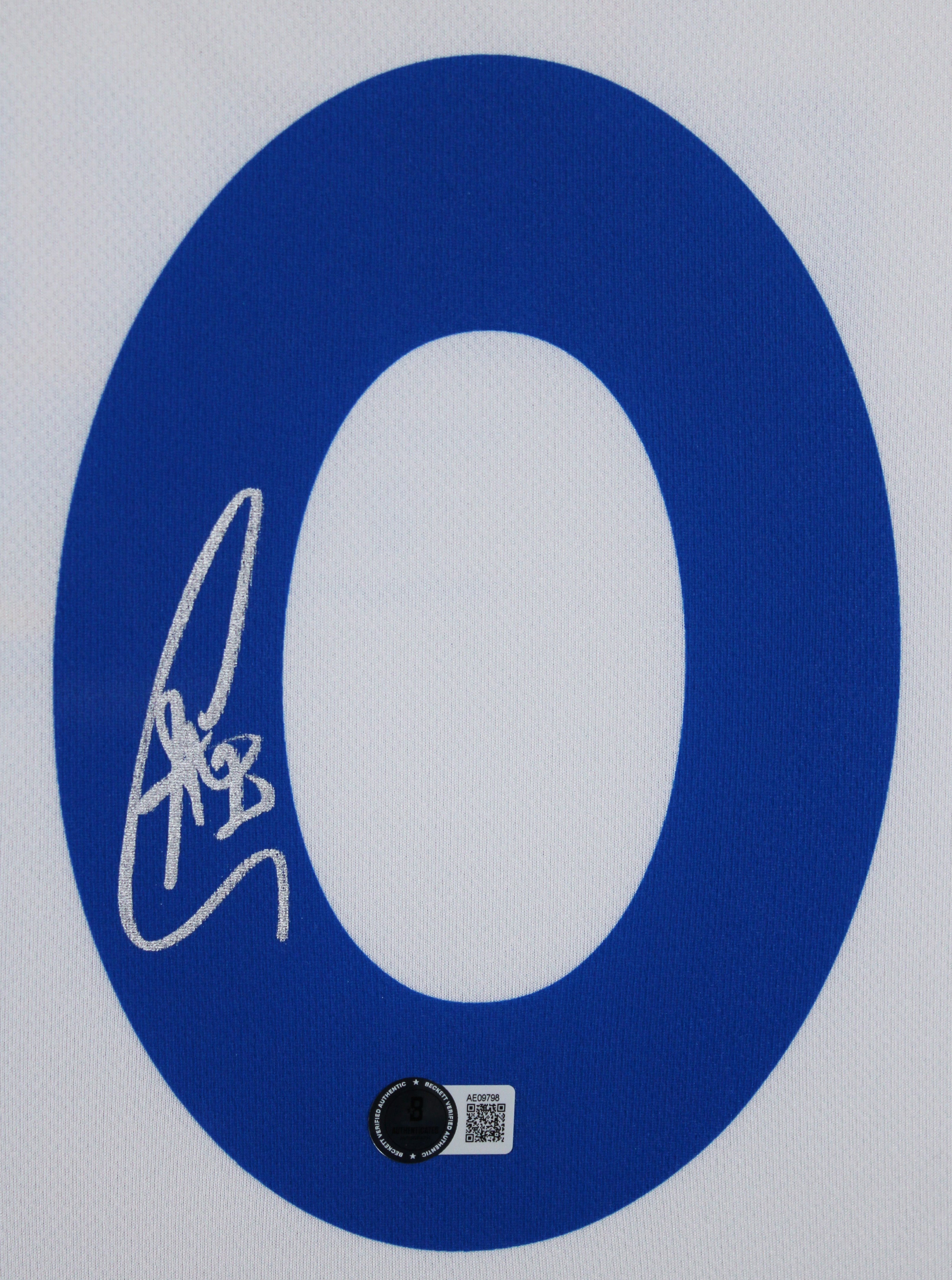 Warriors Stephen Curry Signed White Adidas 2017 Finals Framed Jersey BAS