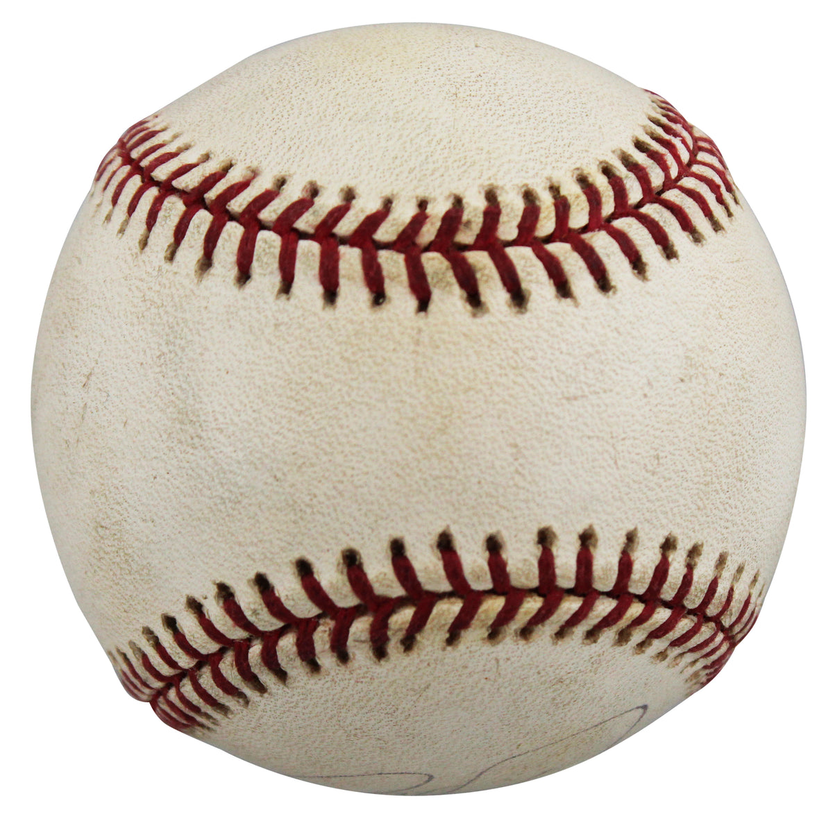 Reds Barry Larkin Authentic Signed Game Used Selig OML Baseball BAS #BV70314
