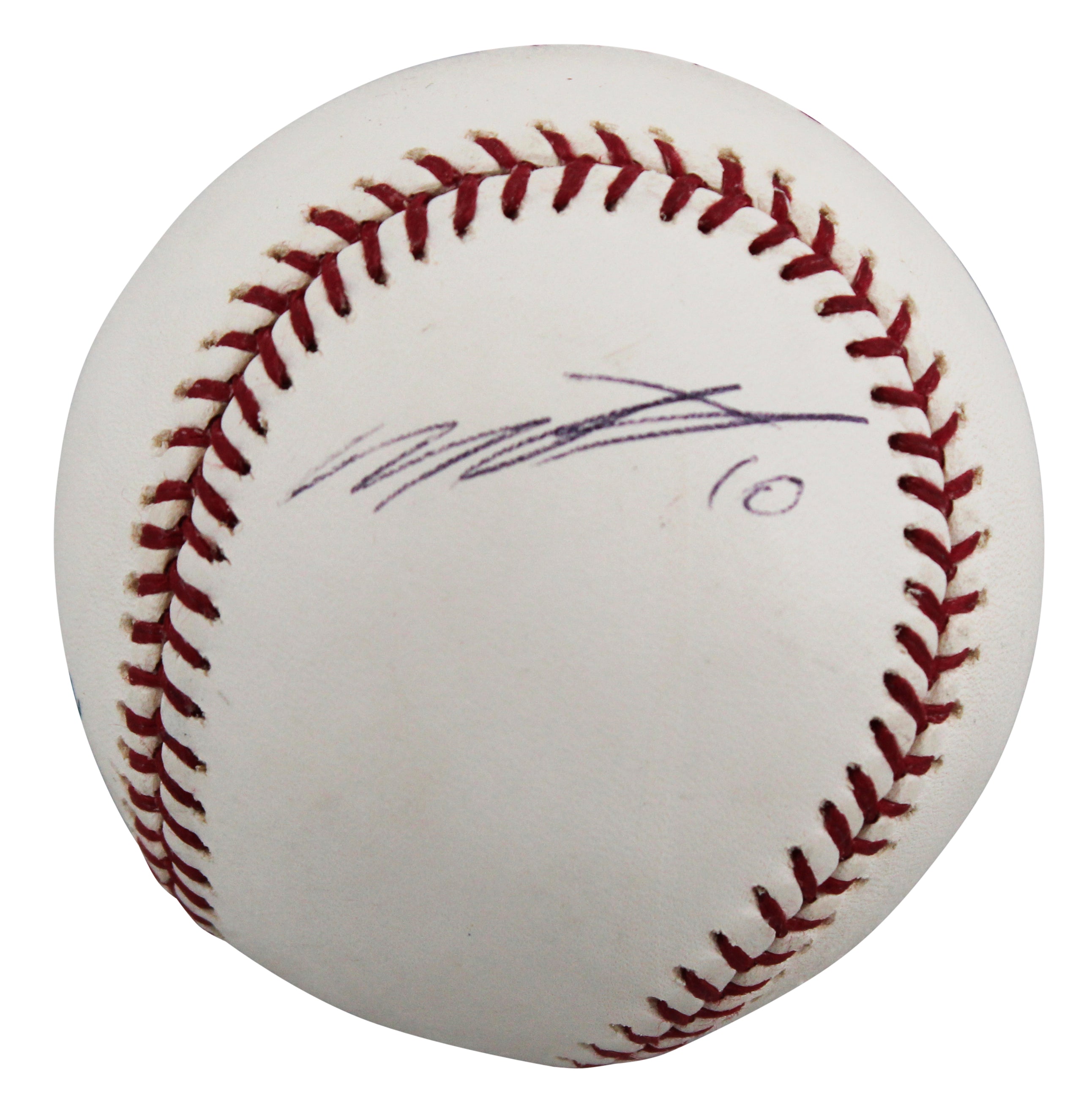 Athletics Miguel Tejada Authentic Signed Allen Selig OML Baseball BAS #BV70315
