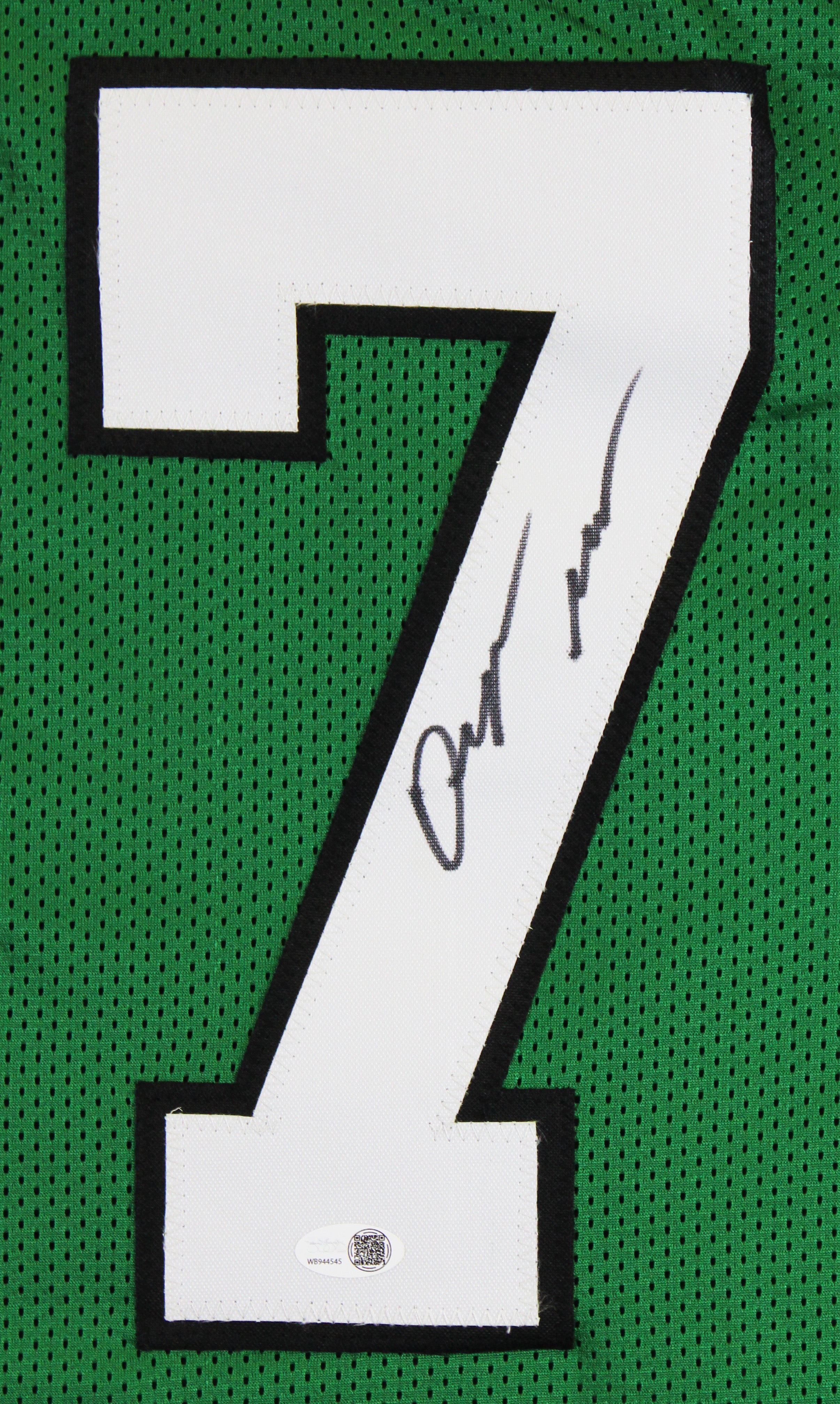 Quinyon Mitchell Authentic Signed Kelly Green Pro Style Jersey JSA Witness