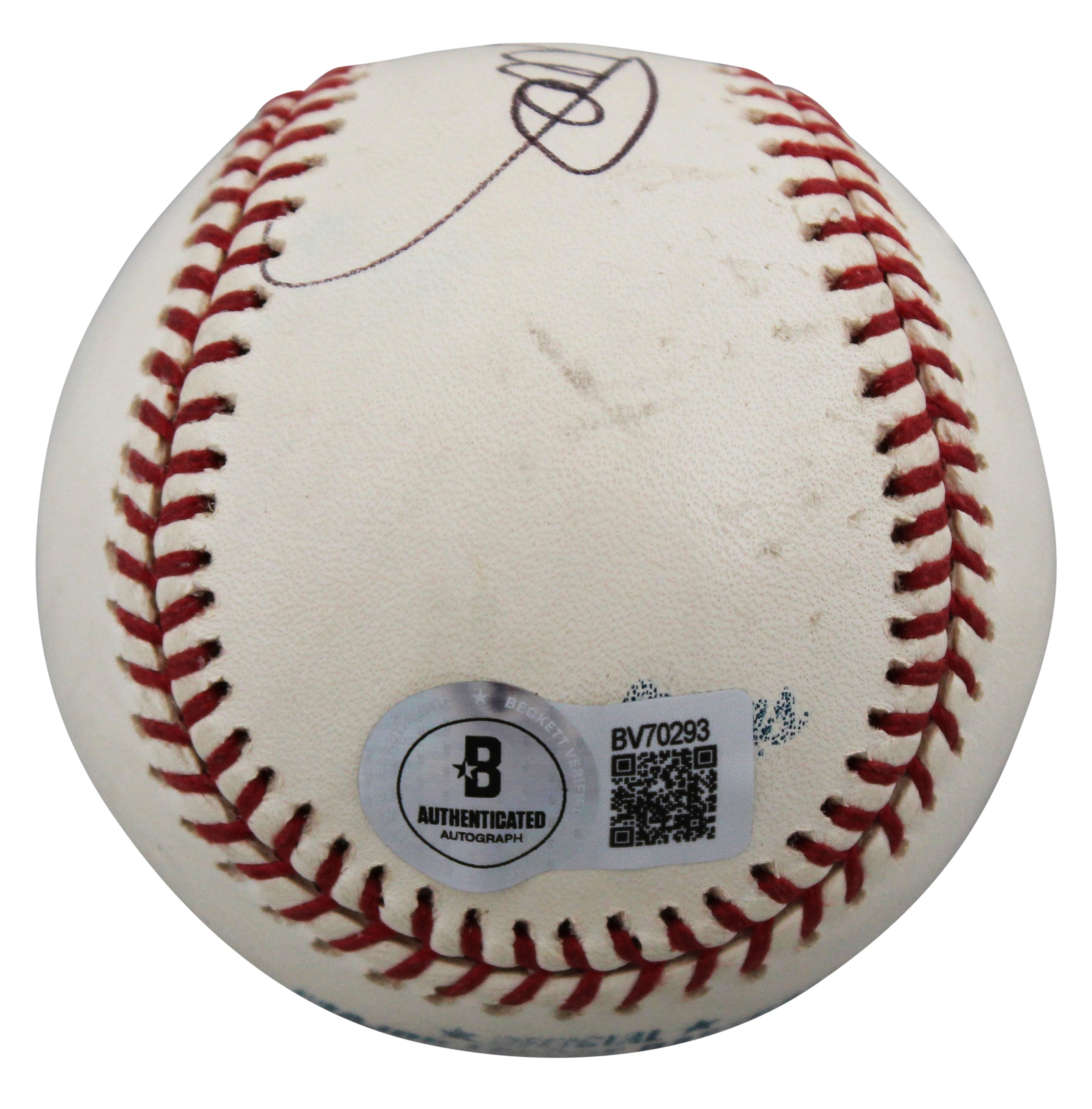 Cubs Ryne Sandberg Authentic Signed Allen Sellig OML Baseball BAS #BV70293