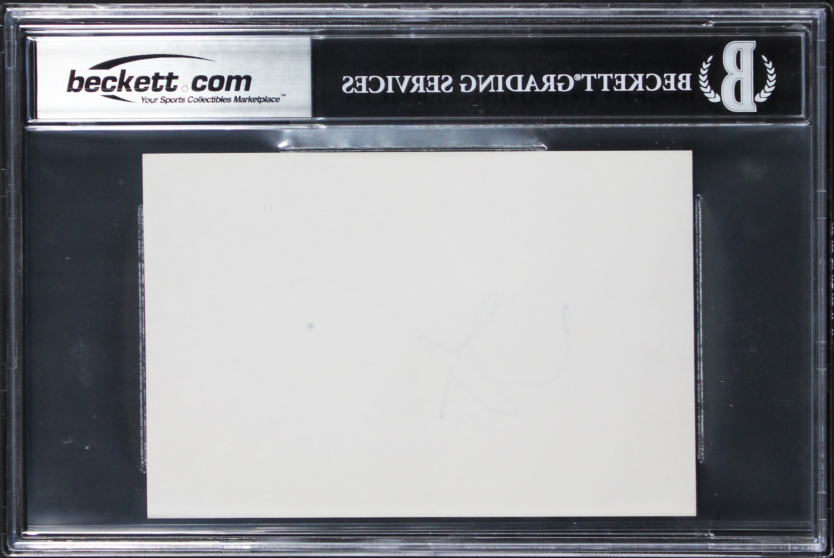 Gary Oldman Harry Potter Authentic Signed 4x6 Index Card BAS Slabbed