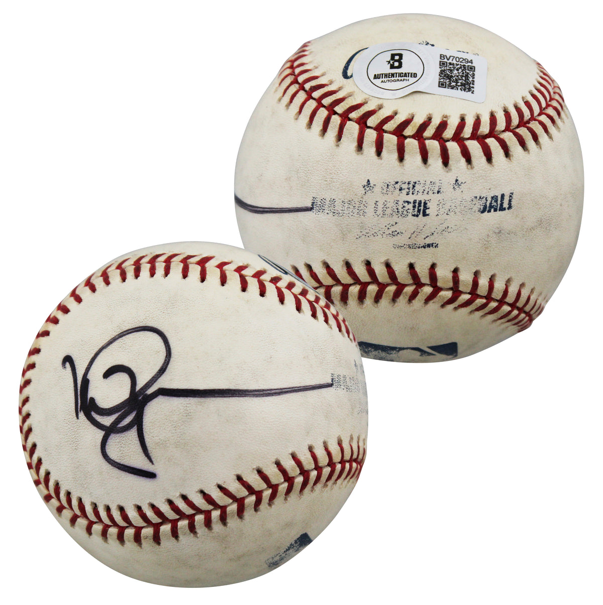 Athletics Mark McGwire Signed Game Used Allen Sellig OML Baseball BAS #BV70294