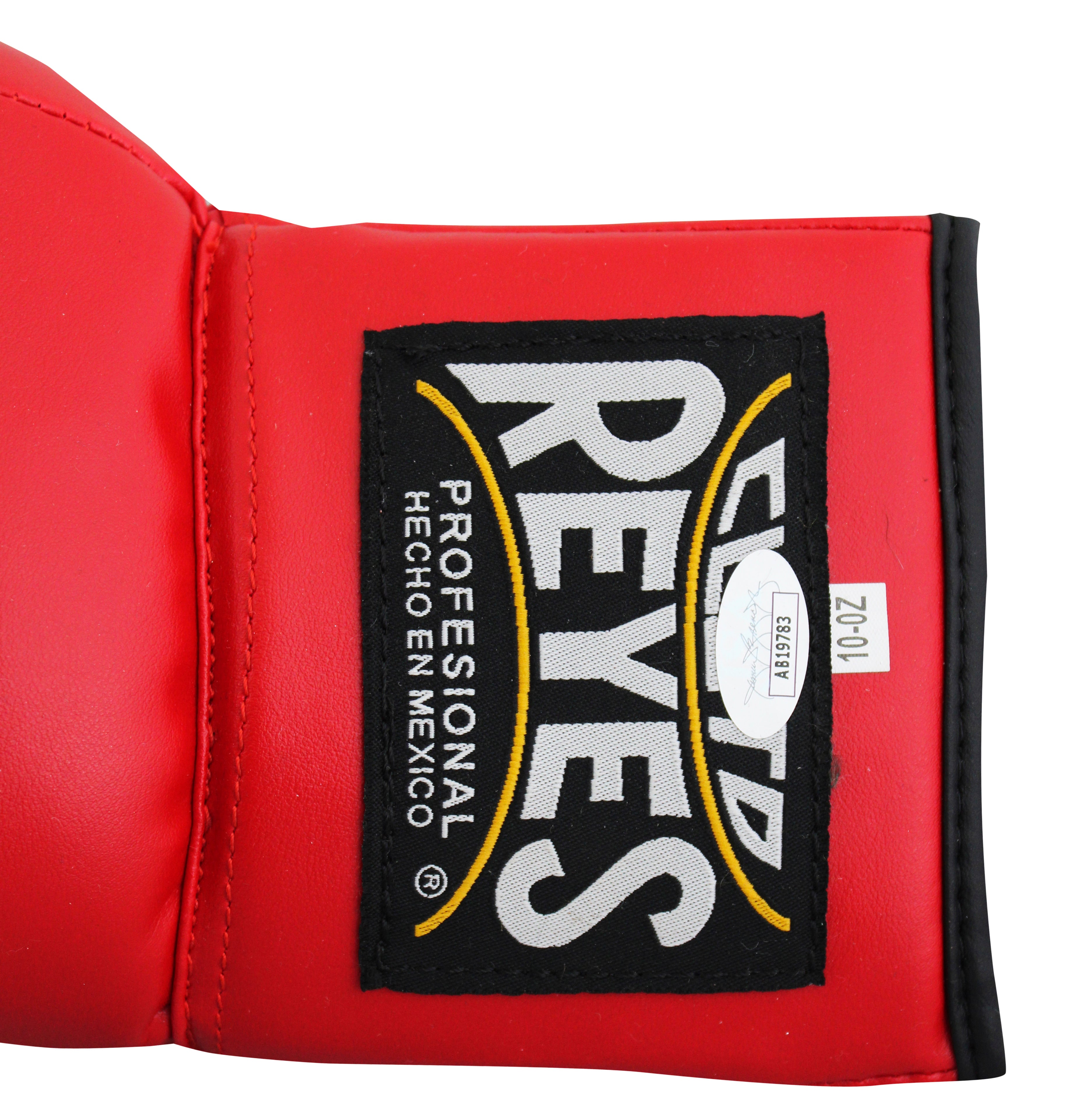Erik Morales Signed Red Left Hand Cleto Reyes Boxing Glove JSA #AB19783