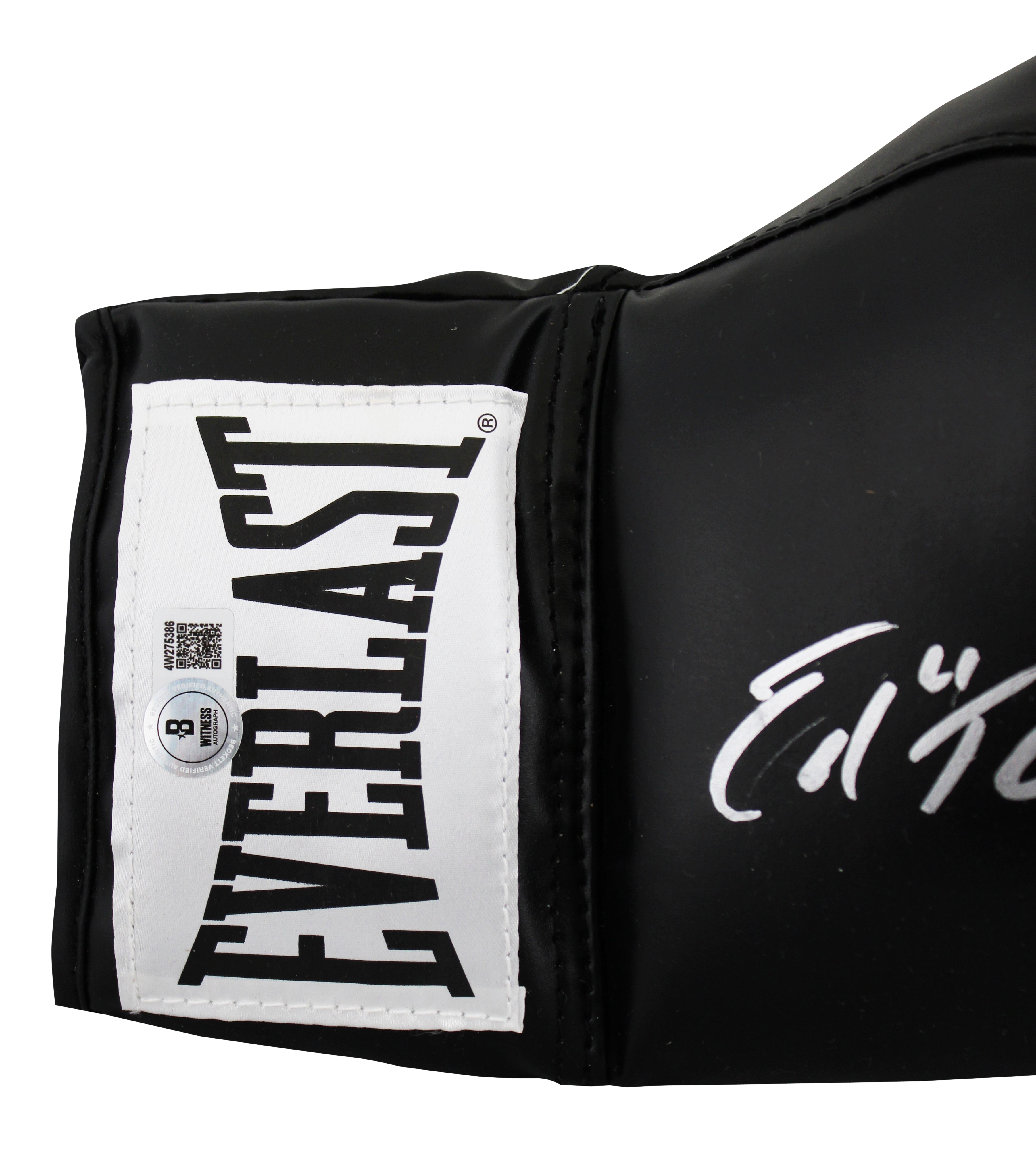 Ed "Too Tall" Jones Signed Black Right Hand Everlast Boxing Glove BAS Witnessed