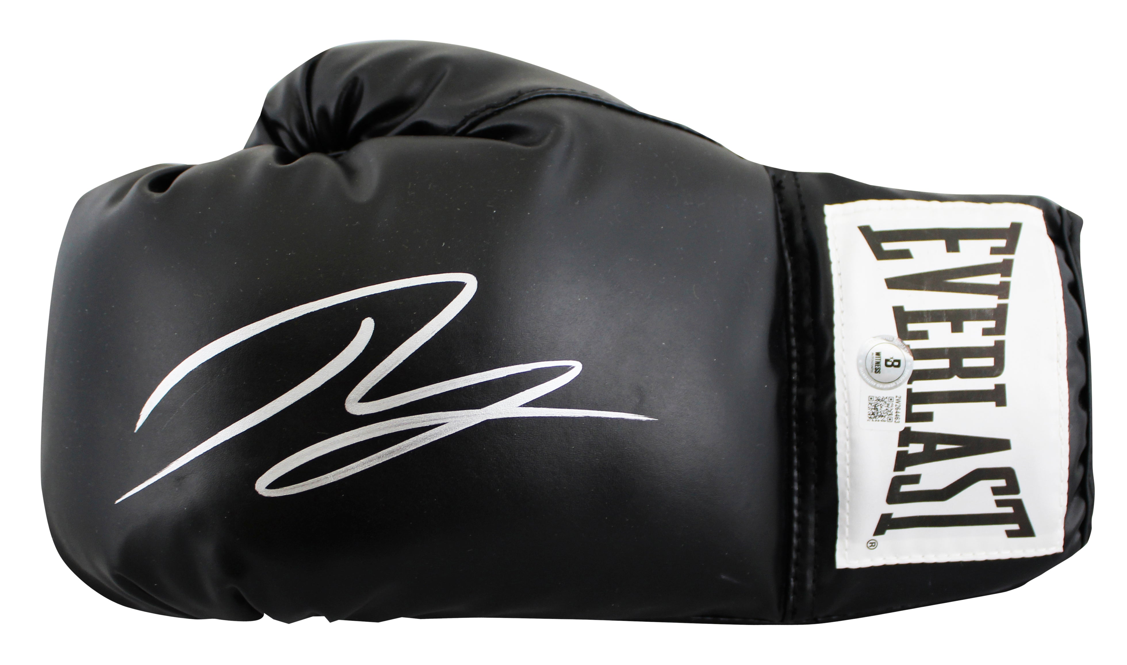 Ryan Garcia Signed Black Left Hand Everlast Boxing Glove BAS Witnessed #2W264463