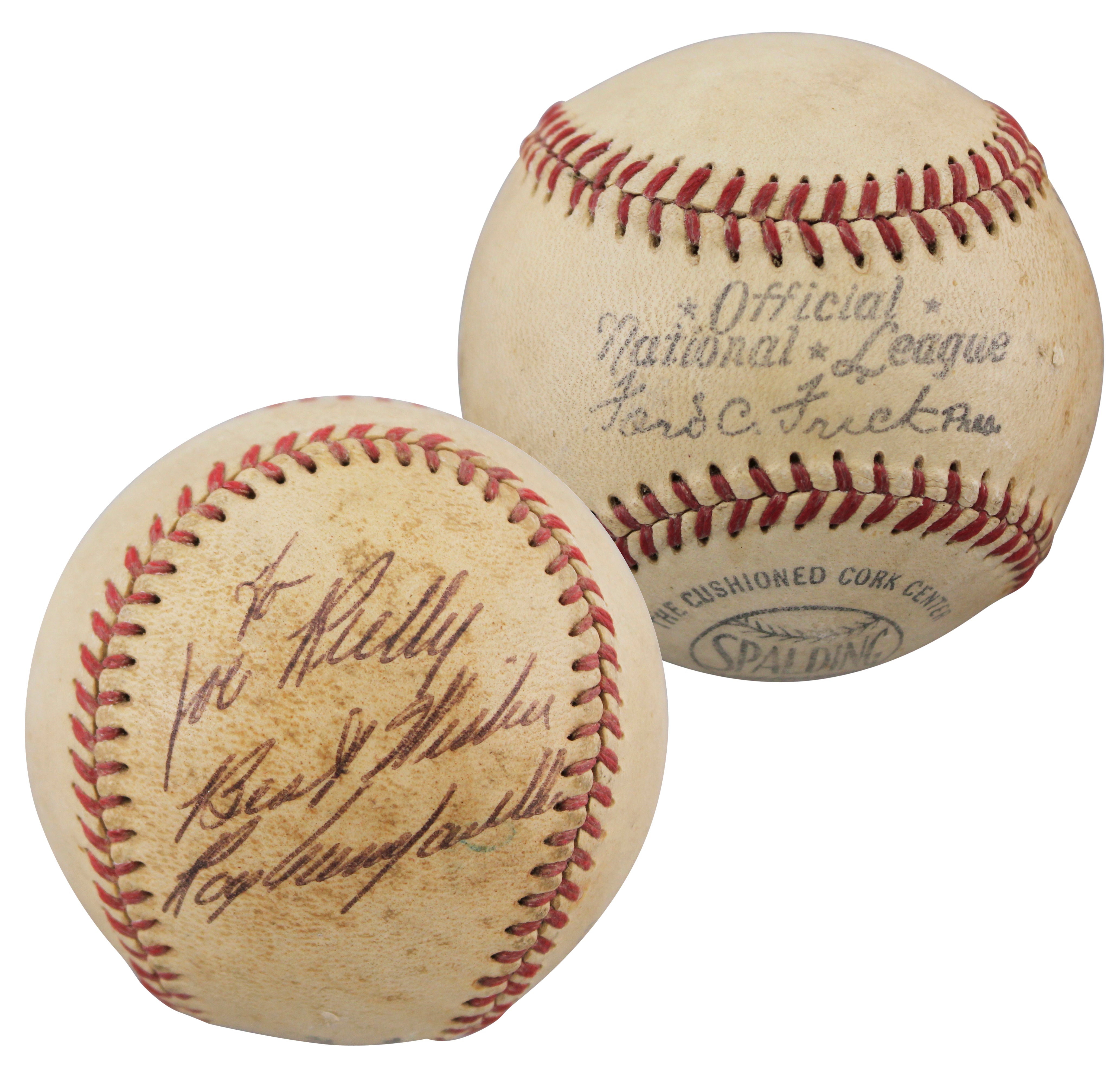 Dodgers Roy Campanella "Best Wishes" Pre-Accident Signed Giles Onl Baseball JSA