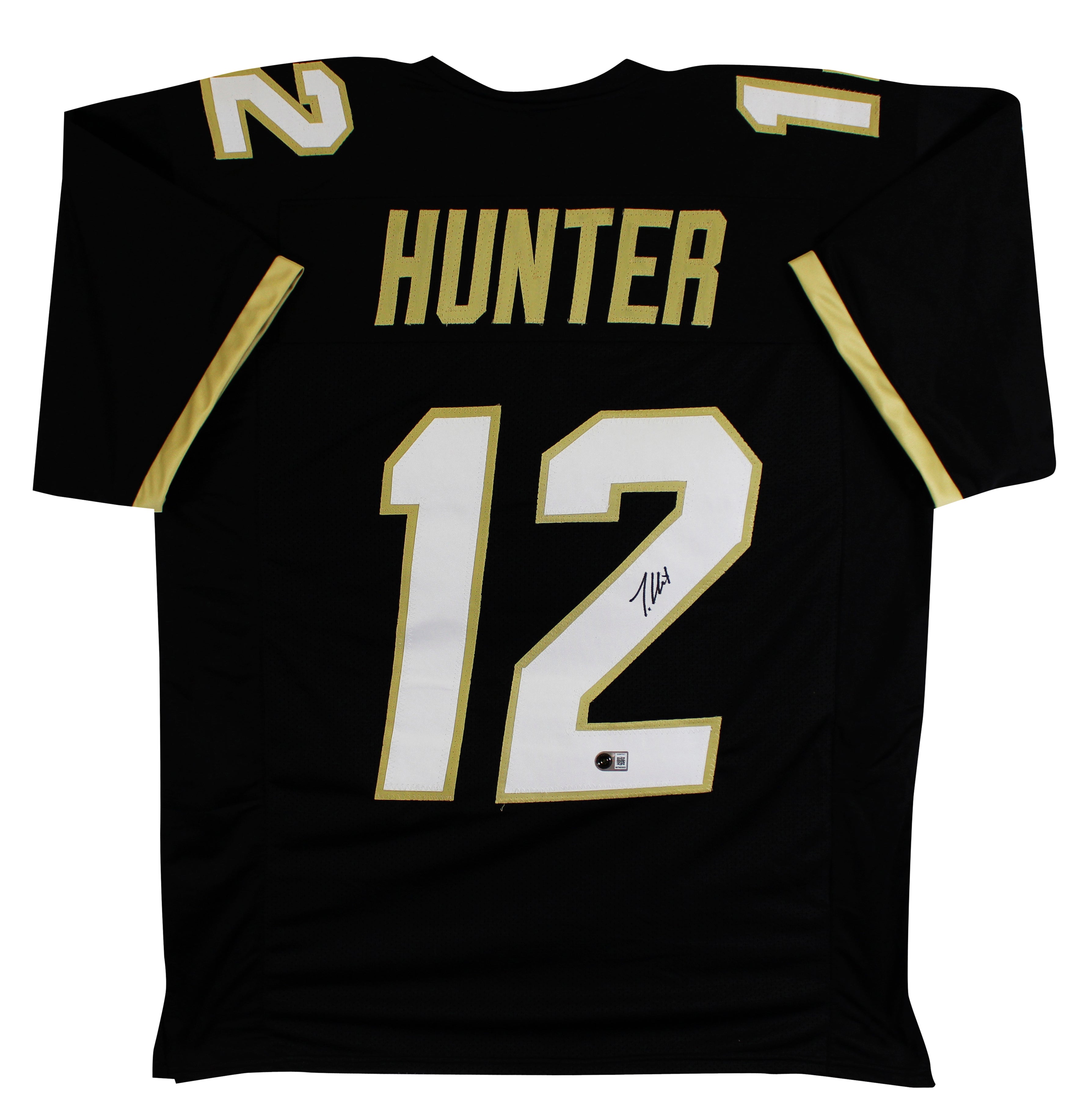 Colorado Travis Hunter Authentic Signed Black Pro Style Jersey BAS Witnessed