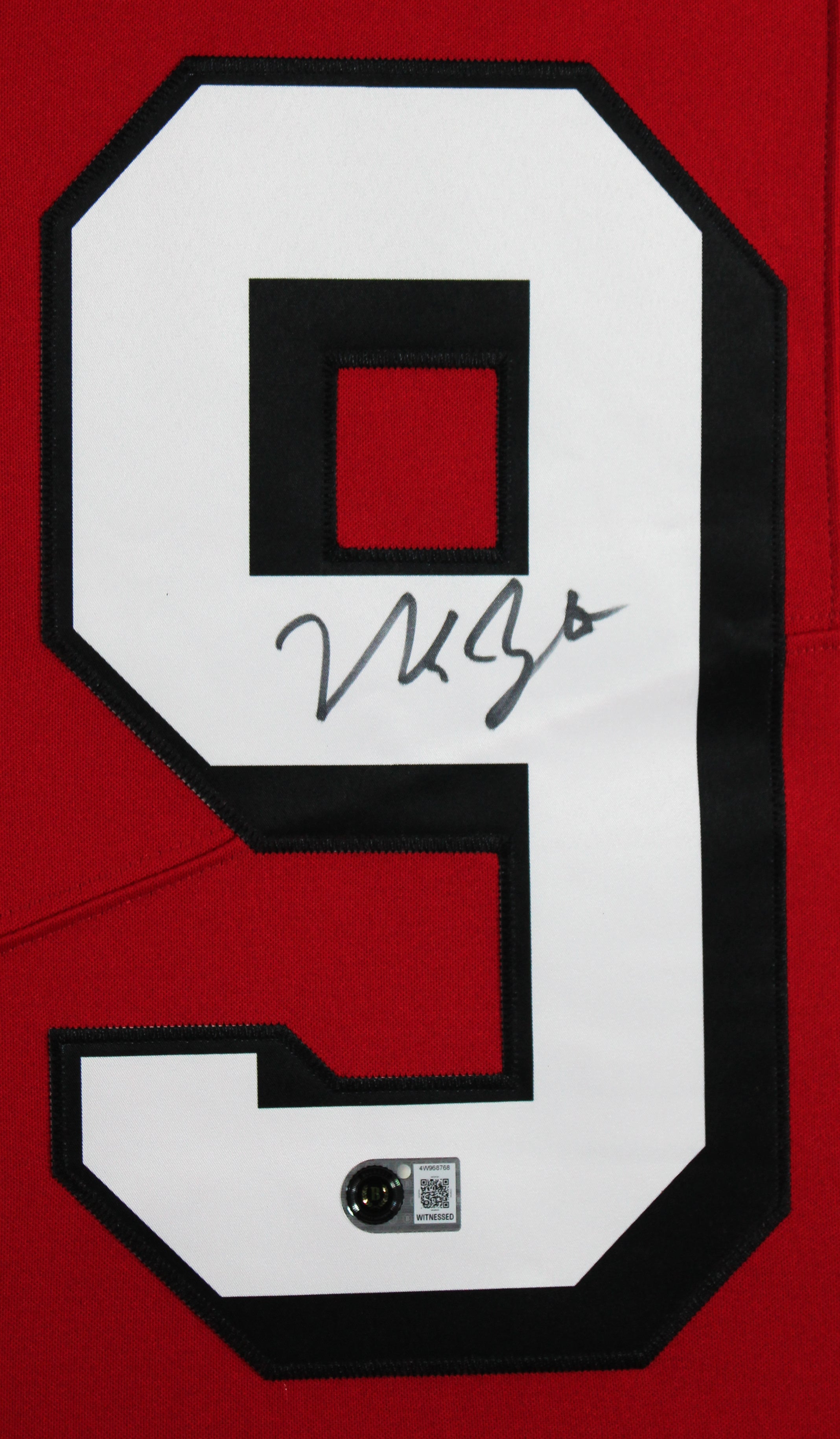 49ers Nick Bosa Signed Red Nike Elite Framed Jersey w/ Dropshadow BAS Witnessed