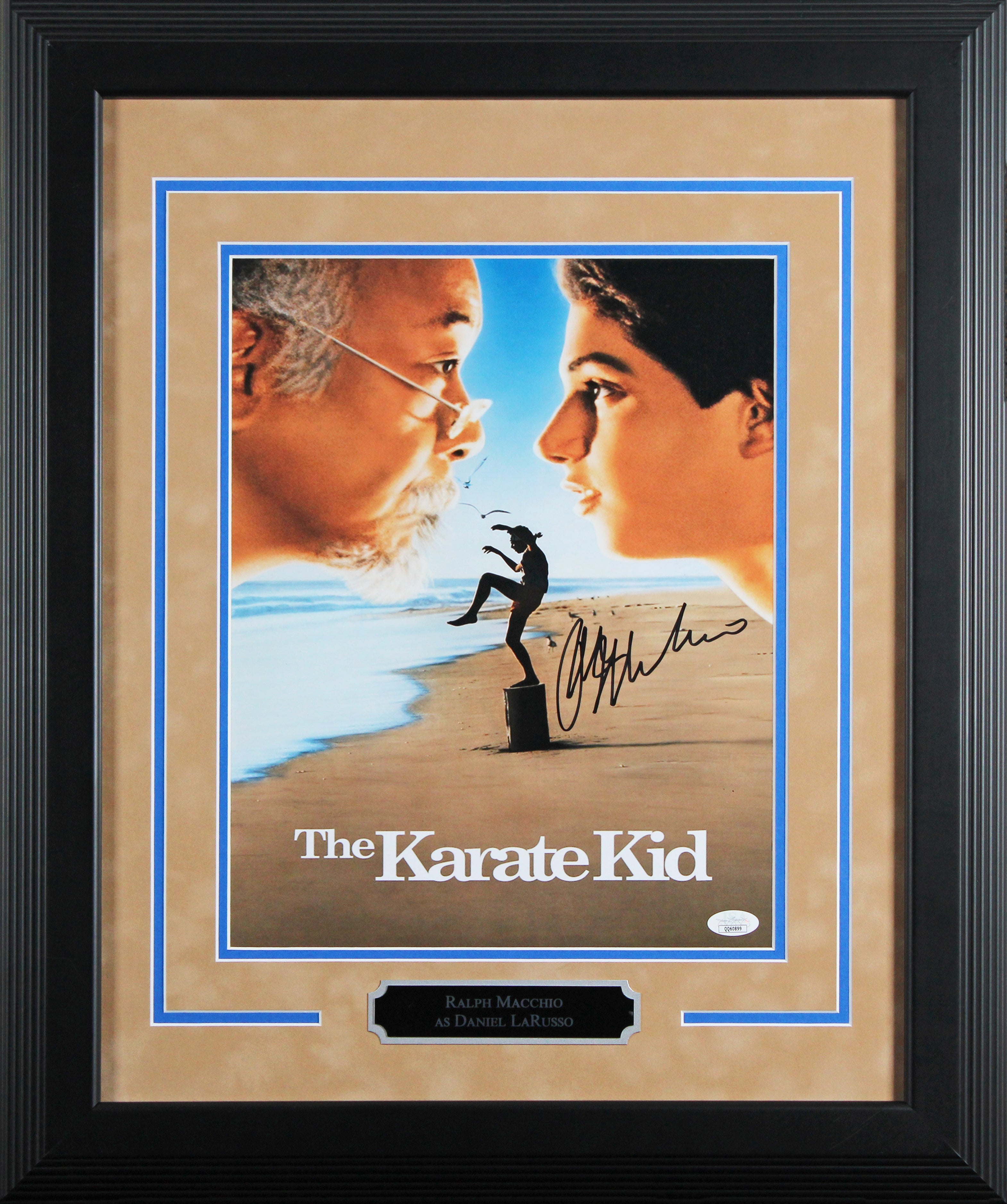 Ralph Macchio The Karate Kid Authentic Signed 11x14 Framed Photo JSA #QQ60899