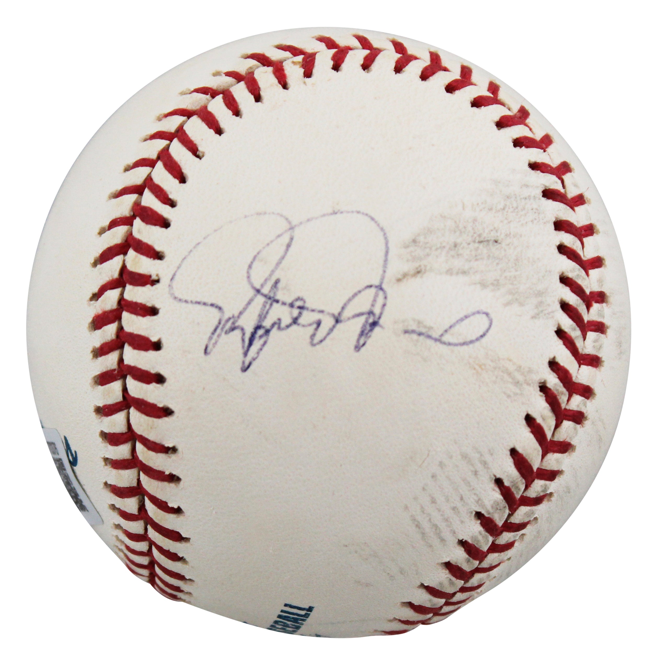 Rangers Rafael Palmeiro Authentic Signed Allen Sellig OML Baseball BAS #BV70376