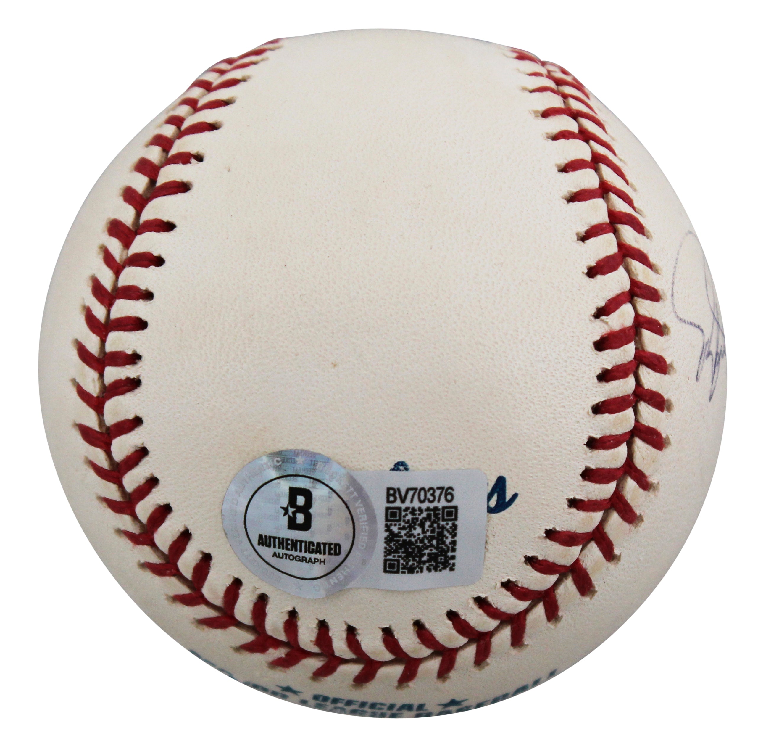 Rangers Rafael Palmeiro Authentic Signed Allen Sellig OML Baseball BAS #BV70376