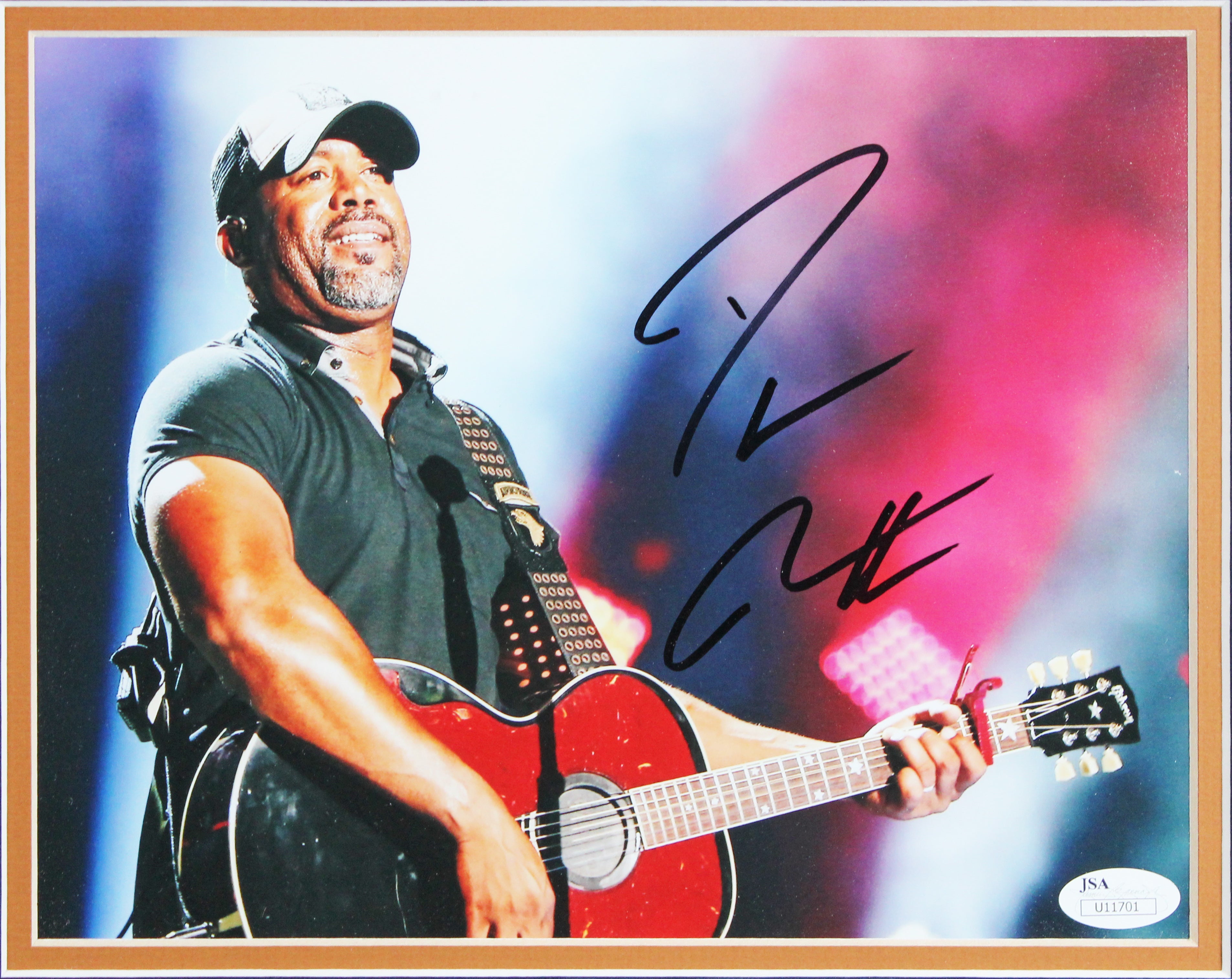 Darius Rucker Hootie and the Blowfish Signed 8x10 Framed Photo JSA #V11701