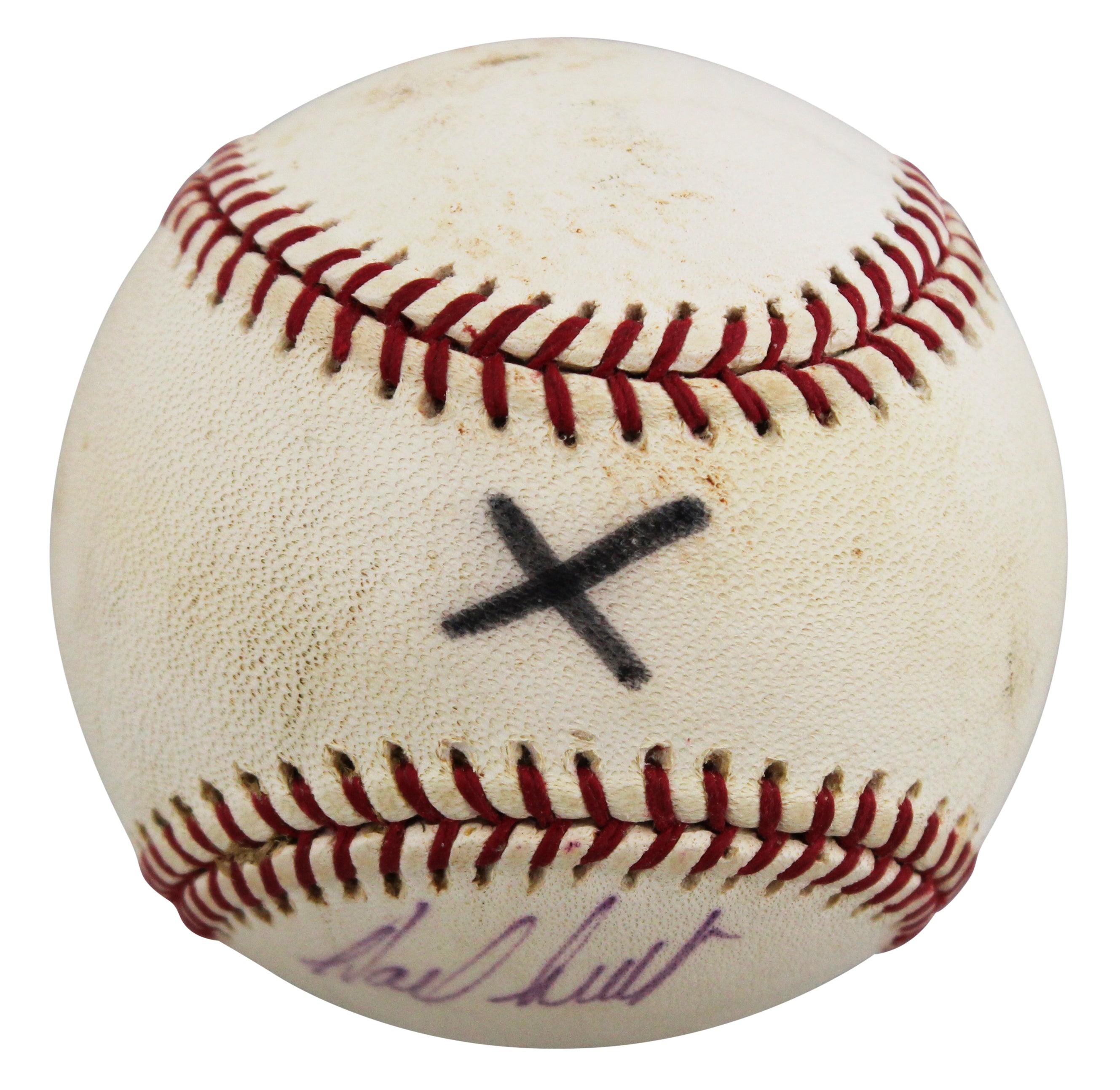 Yankees Dave Righetti Authentic Signed Game Used Selig OML Baseball BAS #BV70370