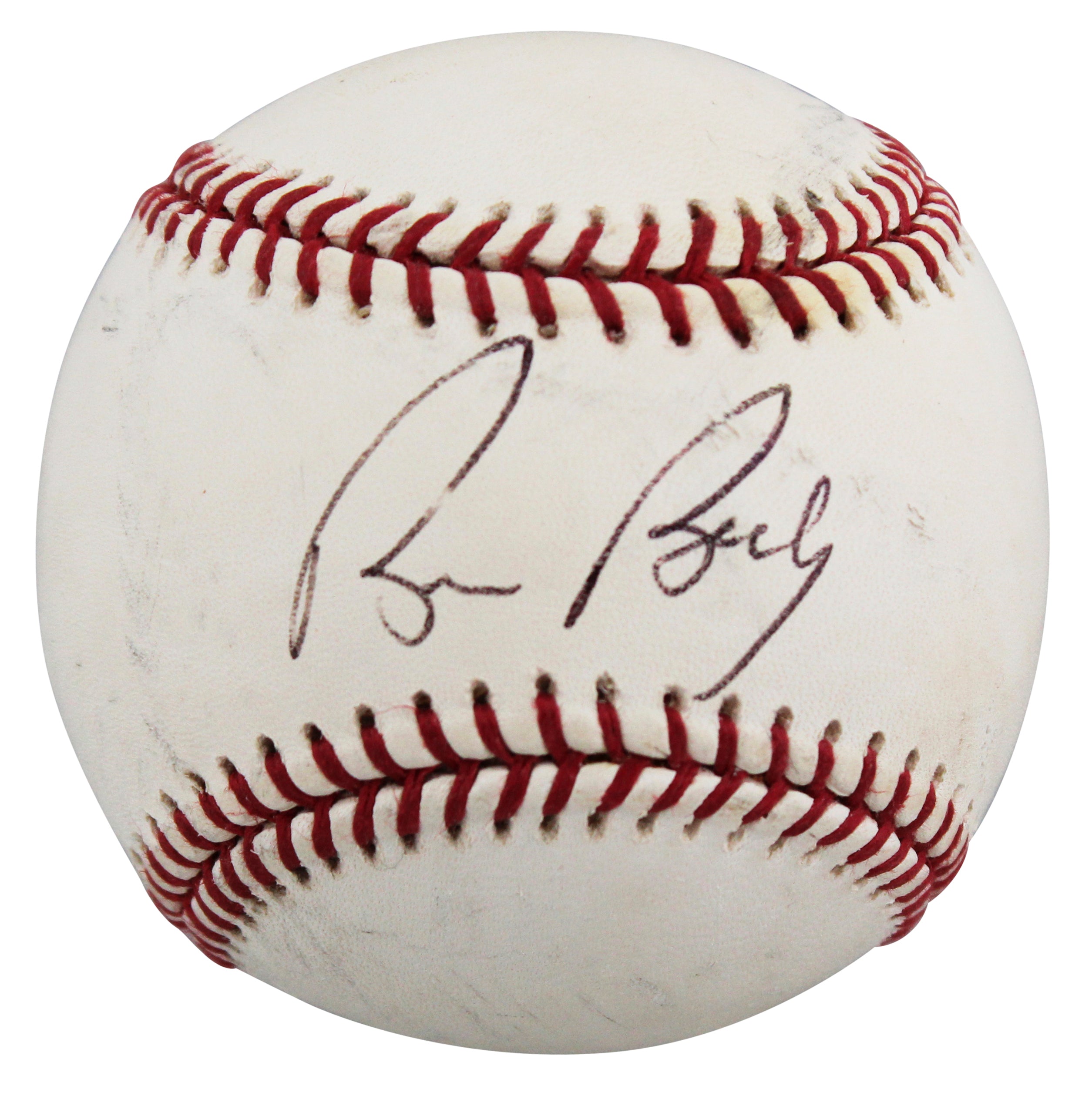 Rangers Bruce Bochy Authentic Signed Allen Selig OML Baseball BAS #BV70371