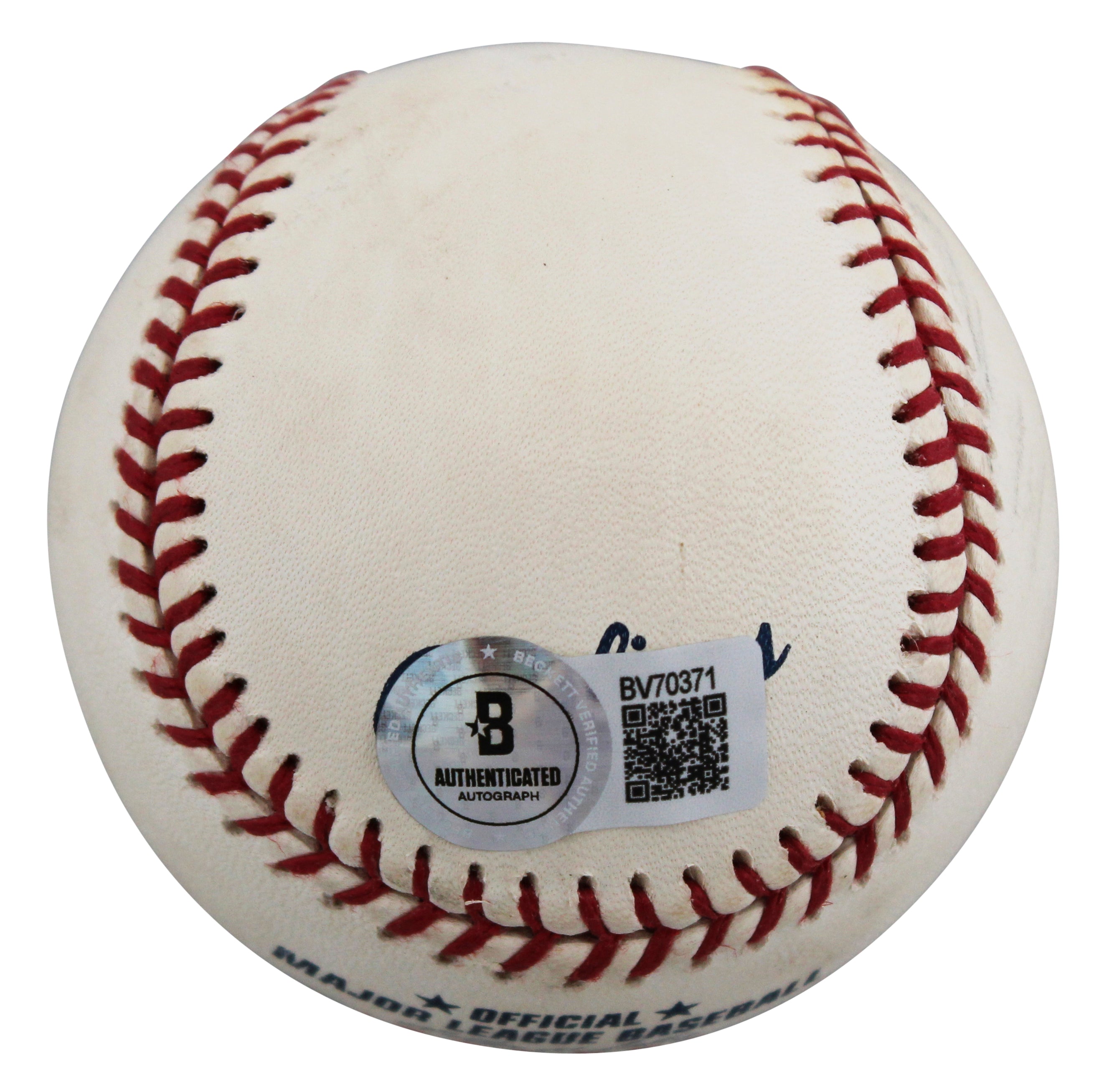 Rangers Bruce Bochy Authentic Signed Allen Selig OML Baseball BAS #BV70371