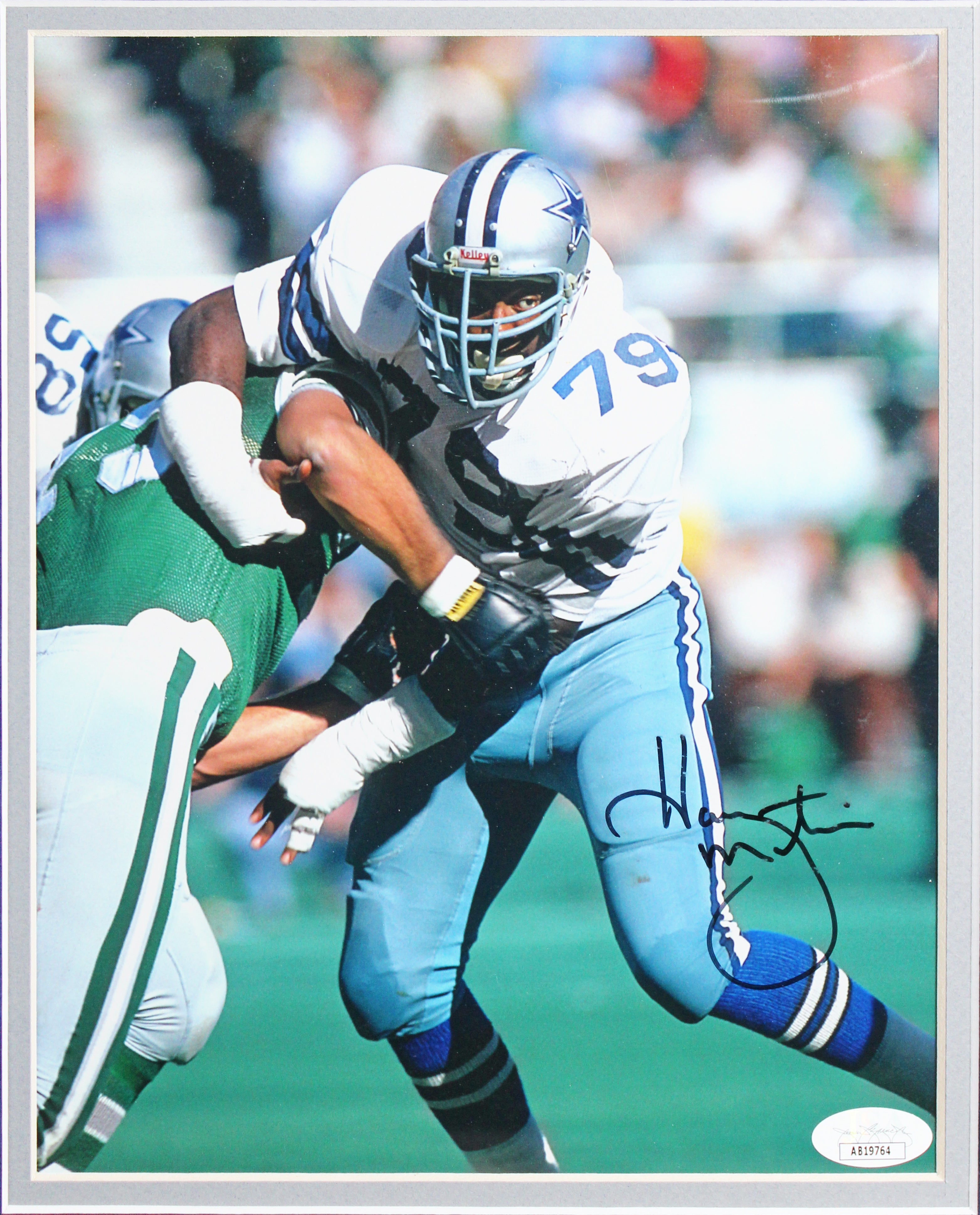 Cowboys Randy White & Harvey Martin Authentic Signed Framed Display JSA 2